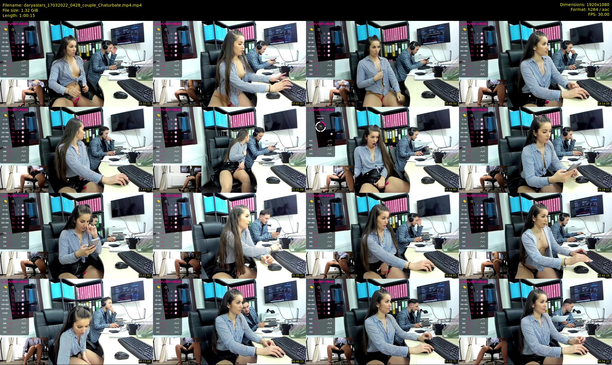 daryastars — 61 minute Chaturbate couple cam show recording, 1080p, Mar 17, 2022