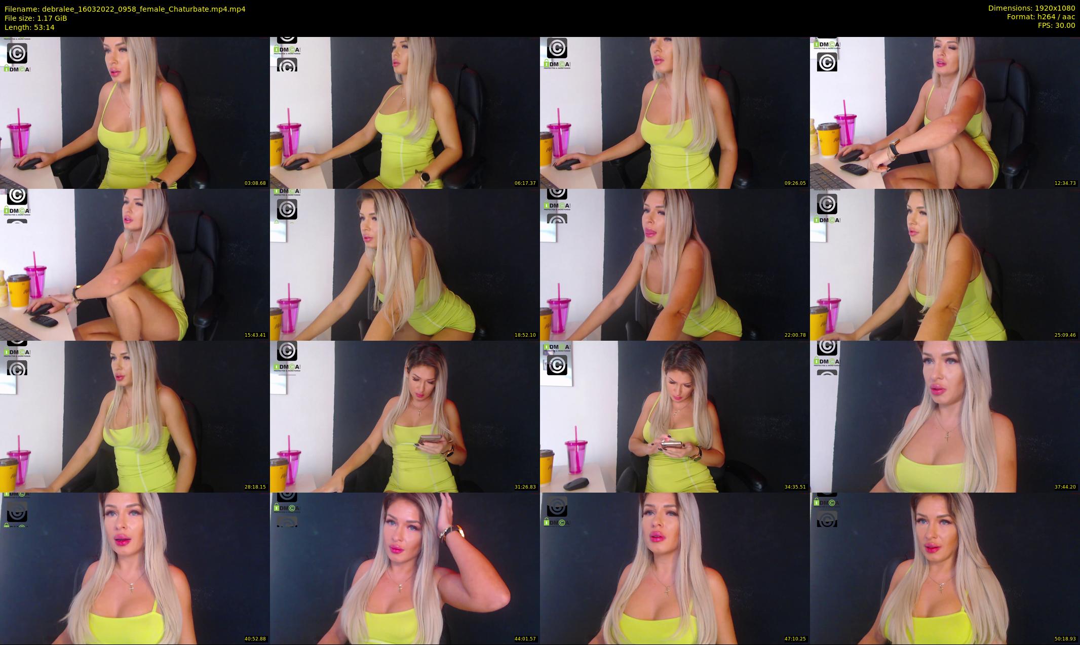 debralee — 54 minute Chaturbate female cam show recording, 1080p, Mar 16, 2022