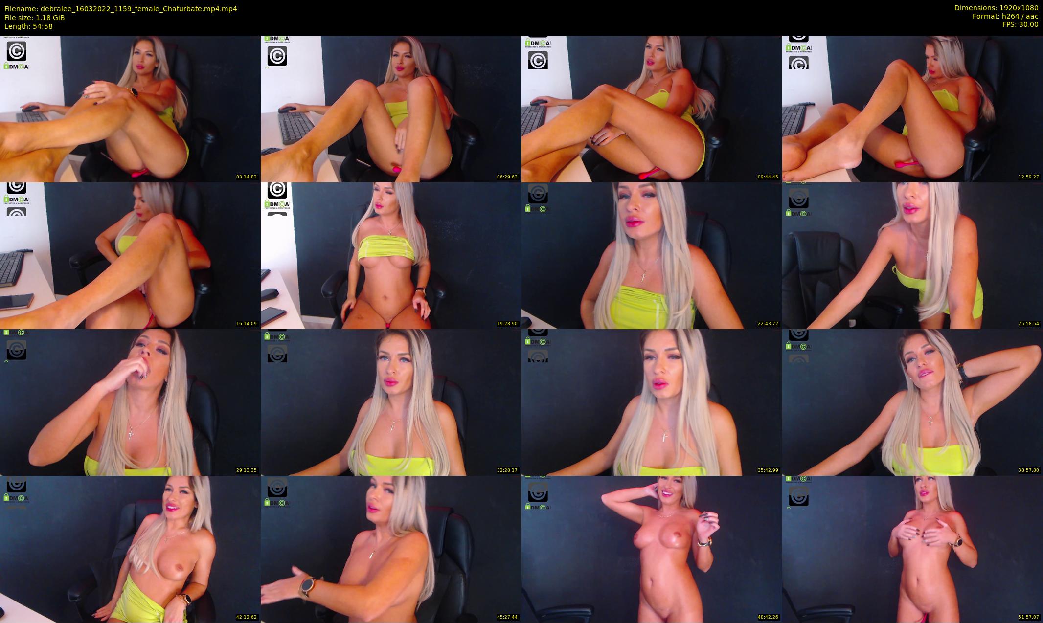 debralee — 55 minute Chaturbate female cam show recording, 1080p, Mar 16, 2022