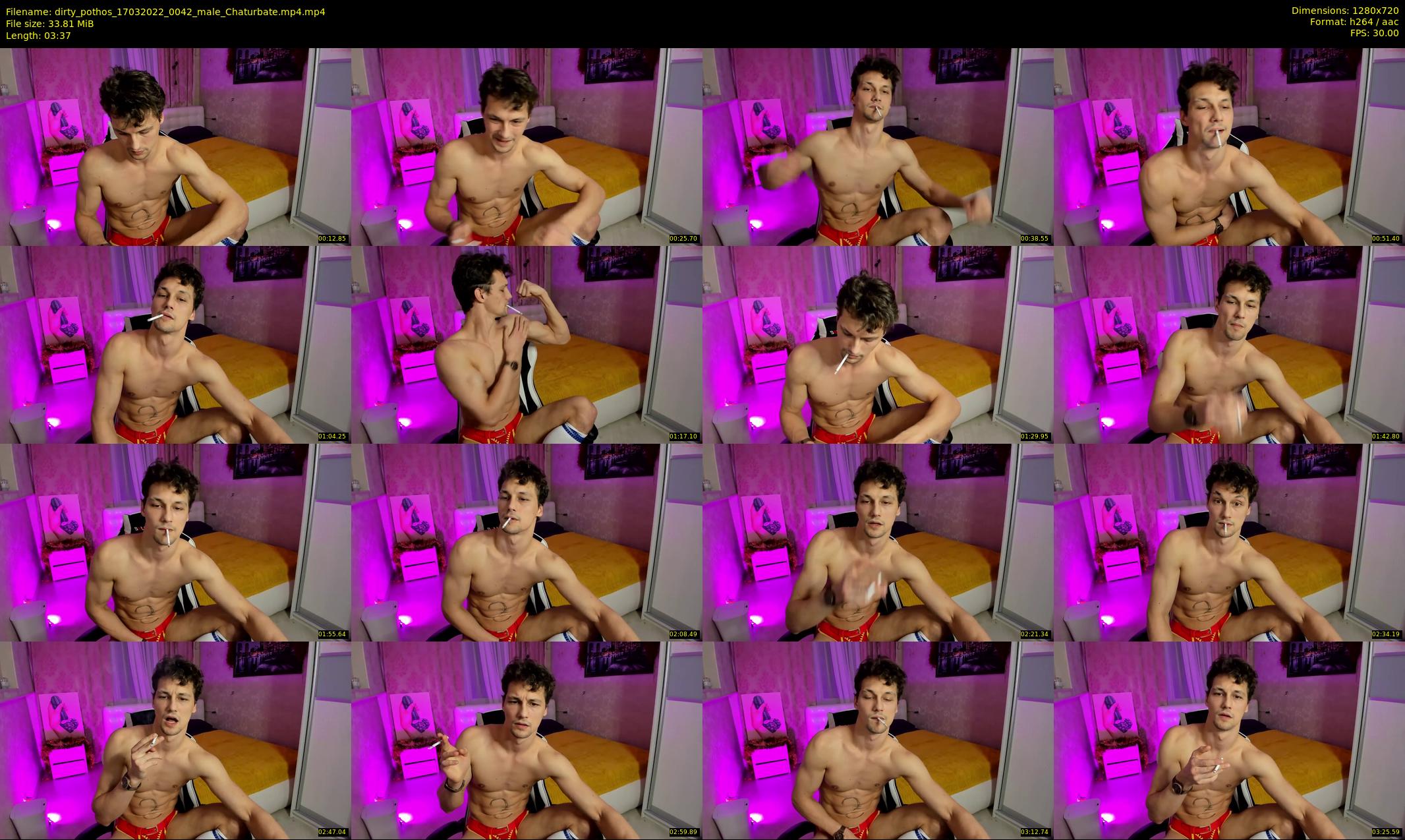 dirty_pothos — 4 minute Chaturbate male cam show recording, 720p, Mar 17, 2022