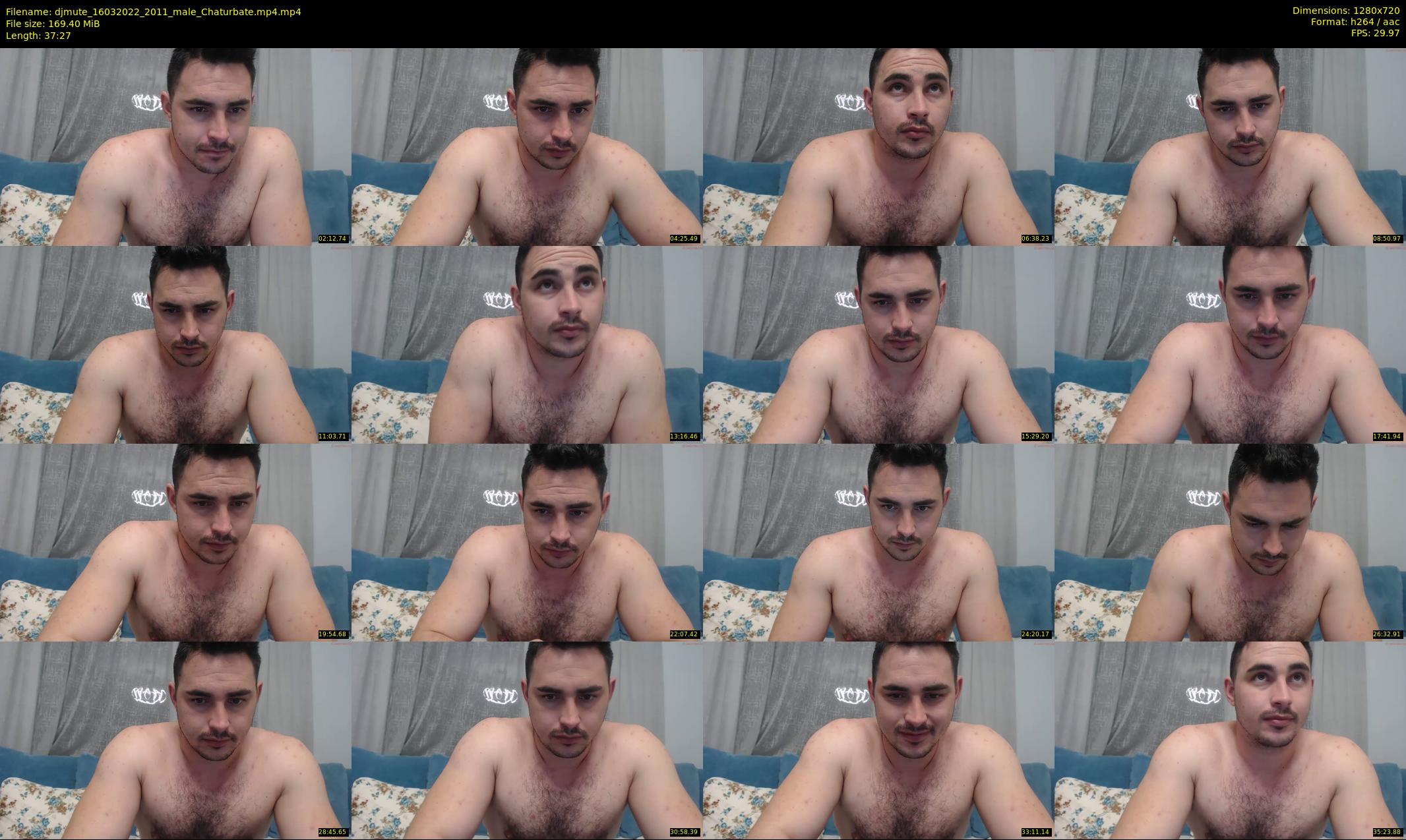 djmute — 38 minute Chaturbate male cam show recording, 720p, Mar 16, 2022