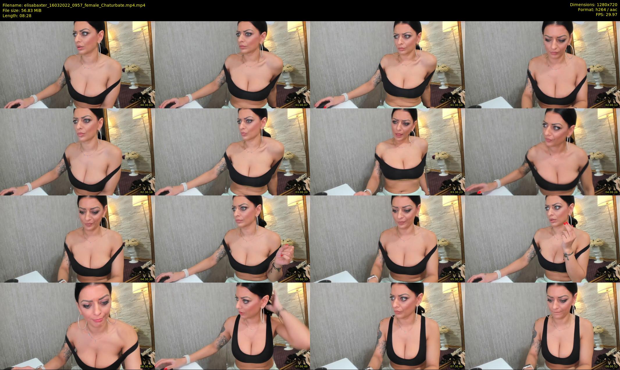 elisabaxter — 9 minute Chaturbate female cam show recording, 720p, Mar 16, 2022