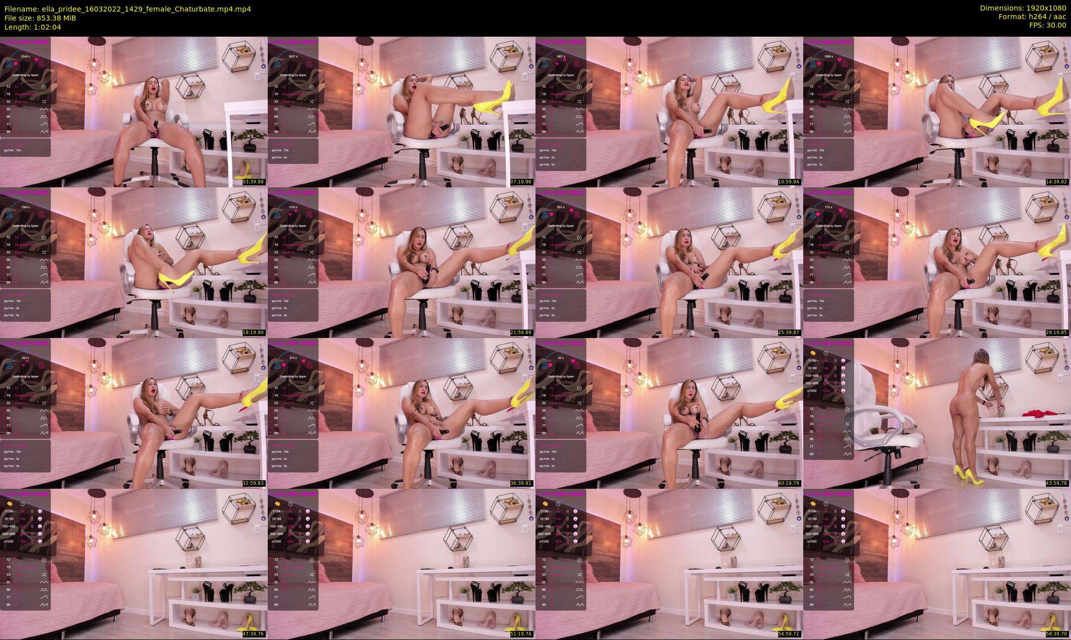 ella_pridee — 63 minute Chaturbate female cam show recording, 1080p, Mar 16, 2022
