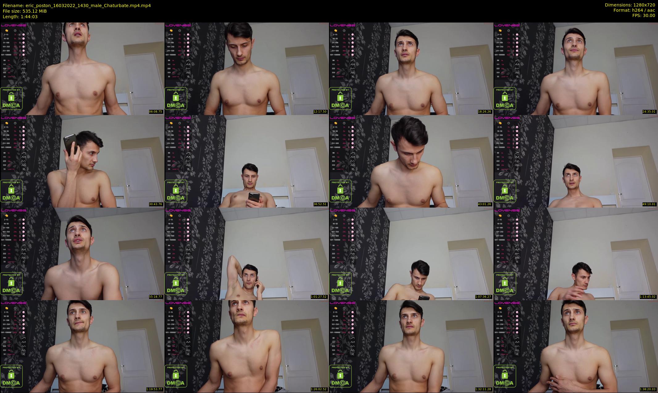 eric_poston — 105 minute Chaturbate male cam show recording, 720p, Mar 16, 2022