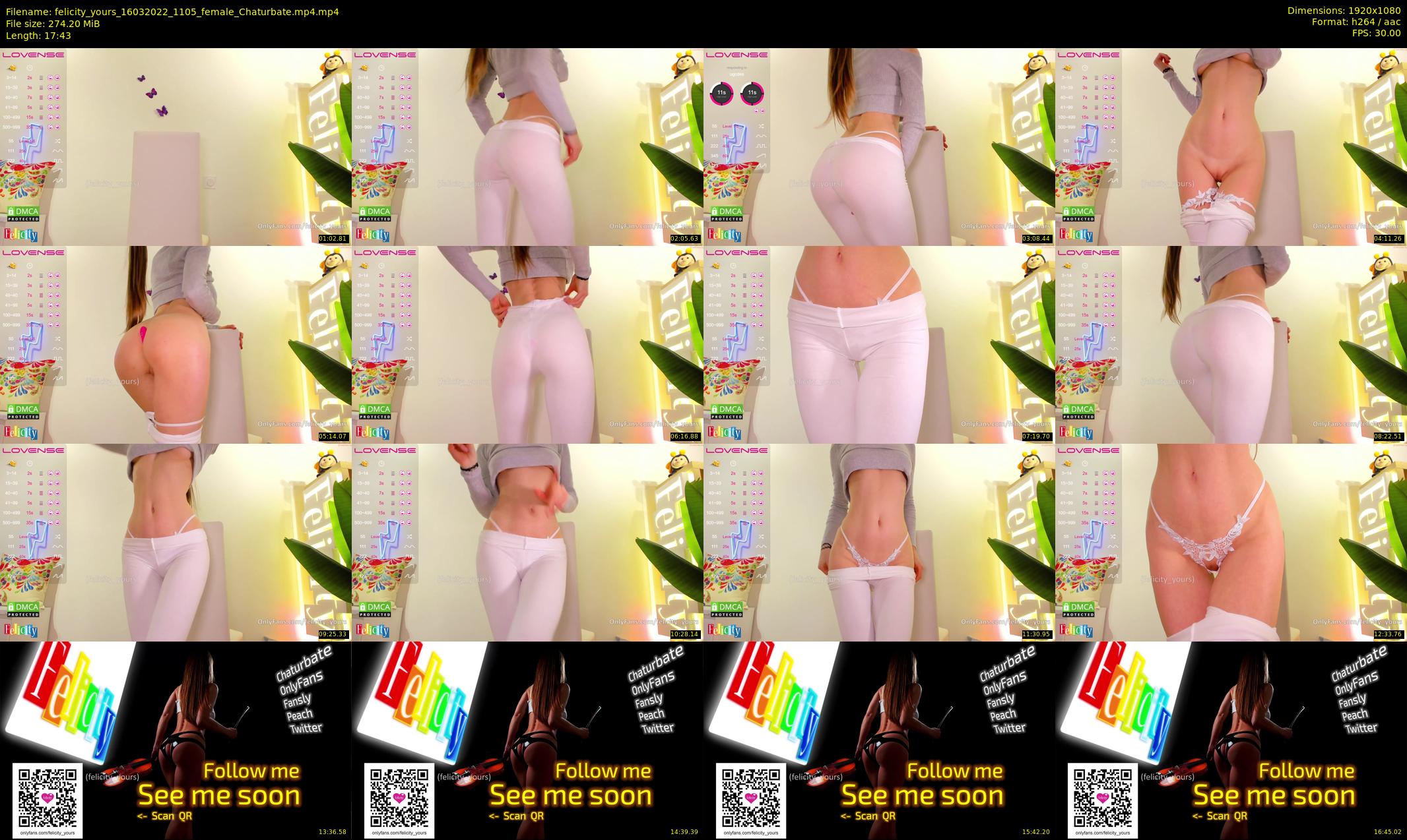 felicity_yours — 18 minute Chaturbate female cam show recording, 1080p, Mar 16, 2022