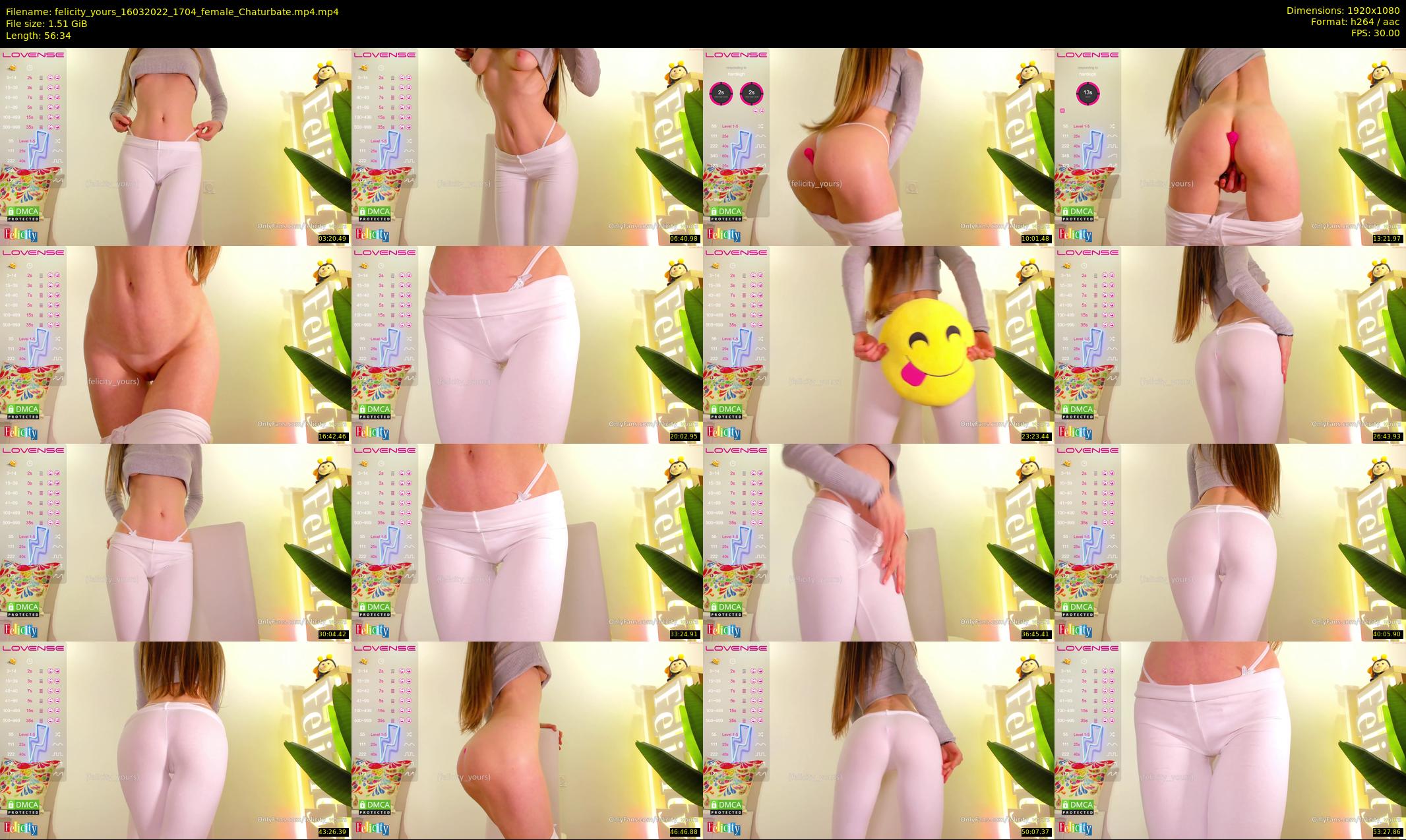felicity_yours — 57 minute Chaturbate female cam show recording, 1080p, Mar 16, 2022