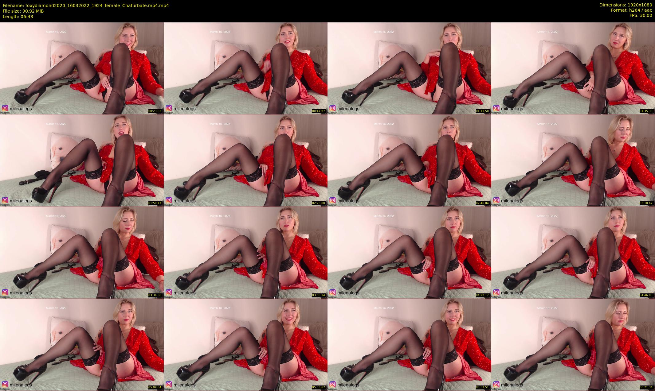 foxydiamond2020 — 7 minute Chaturbate female cam show recording, 1080p, Mar 16, 2022