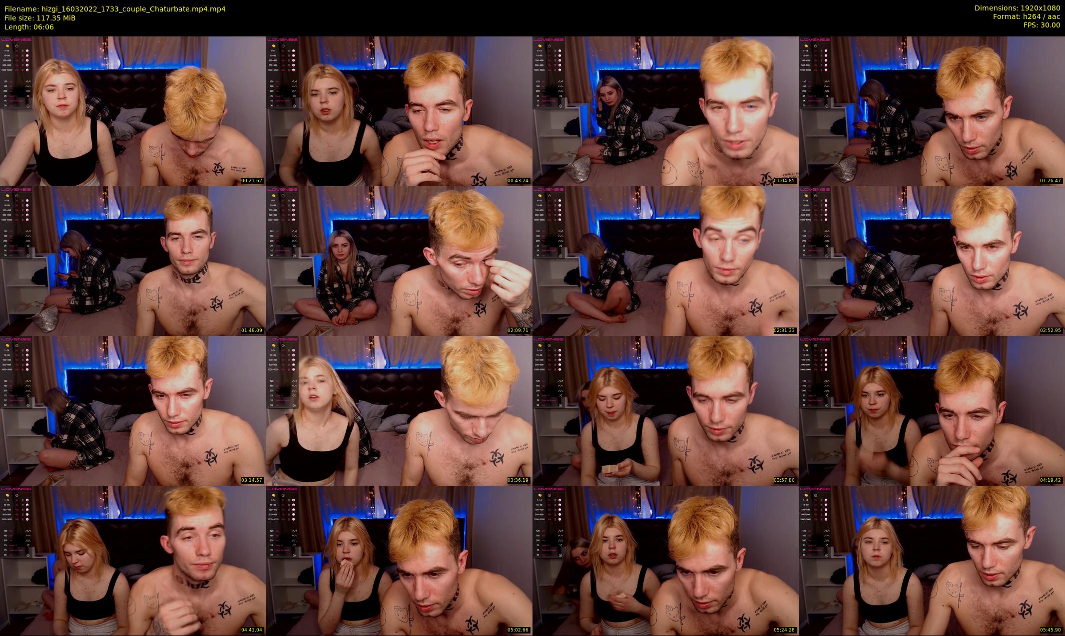hizgi — 7 minute Chaturbate couple cam show recording, 1080p, Mar 16, 2022