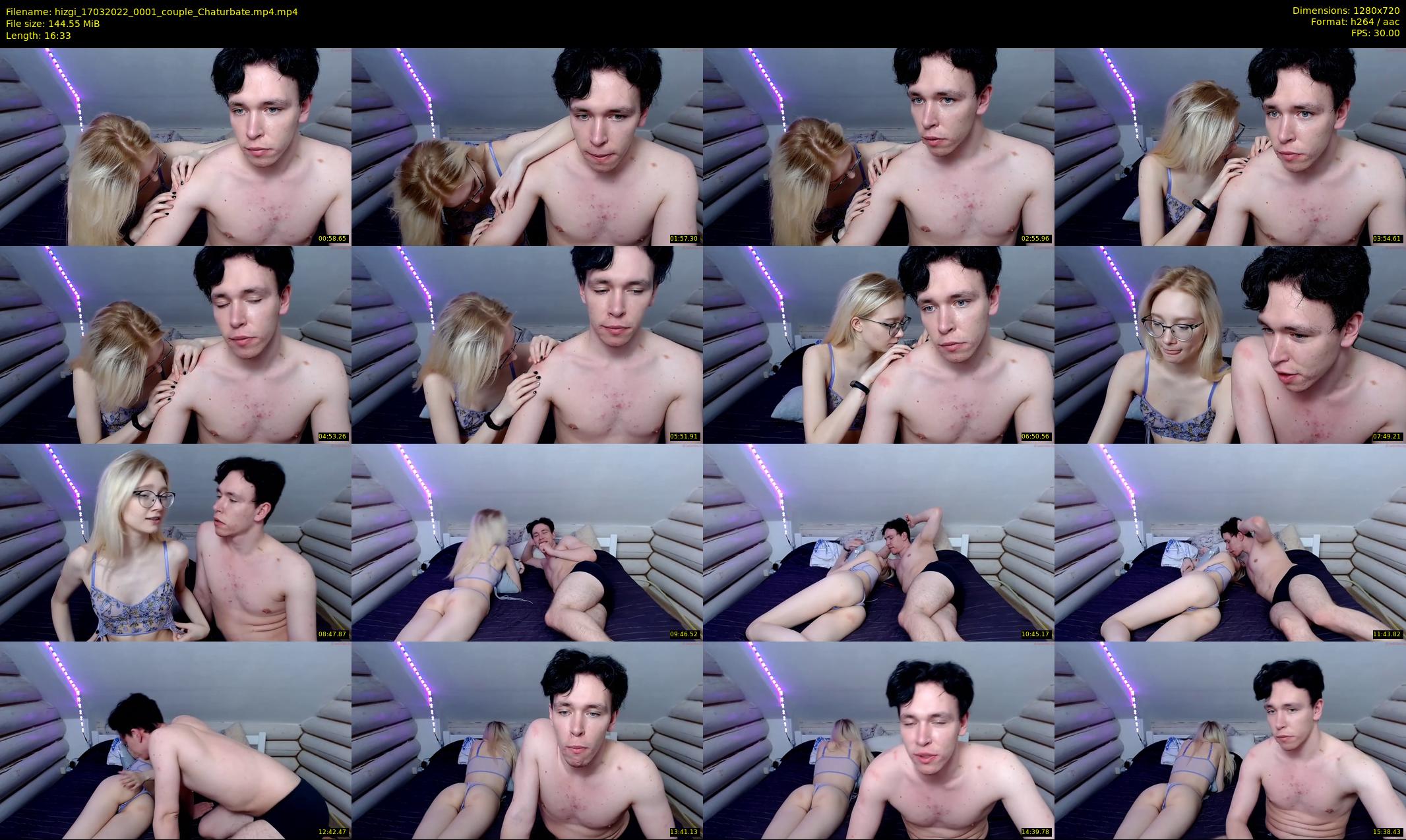 hizgi — 17 minute Chaturbate couple cam show recording, 720p, Mar 17, 2022