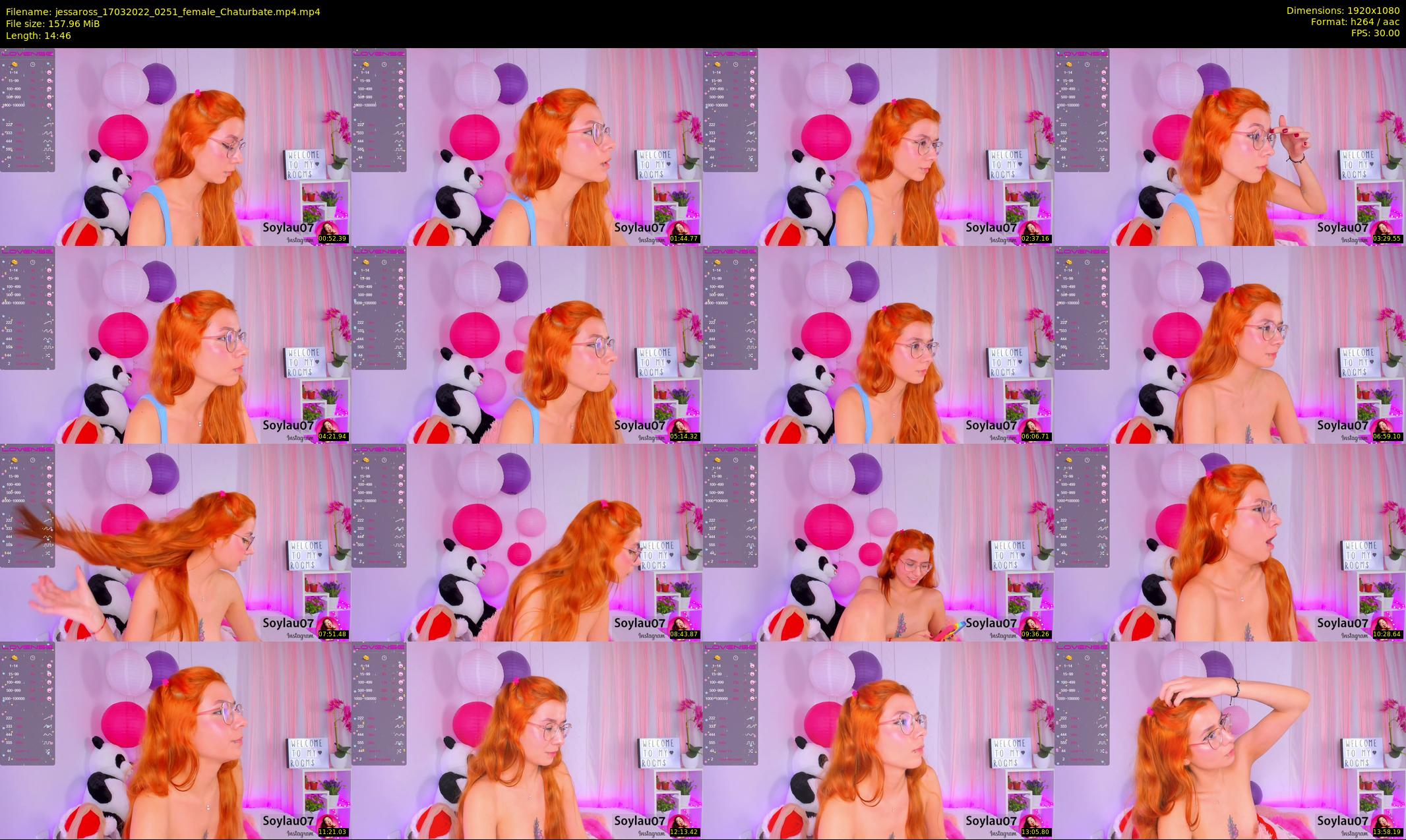 jessaross — 15 minute Chaturbate female cam show recording, 1080p, Mar 17, 2022