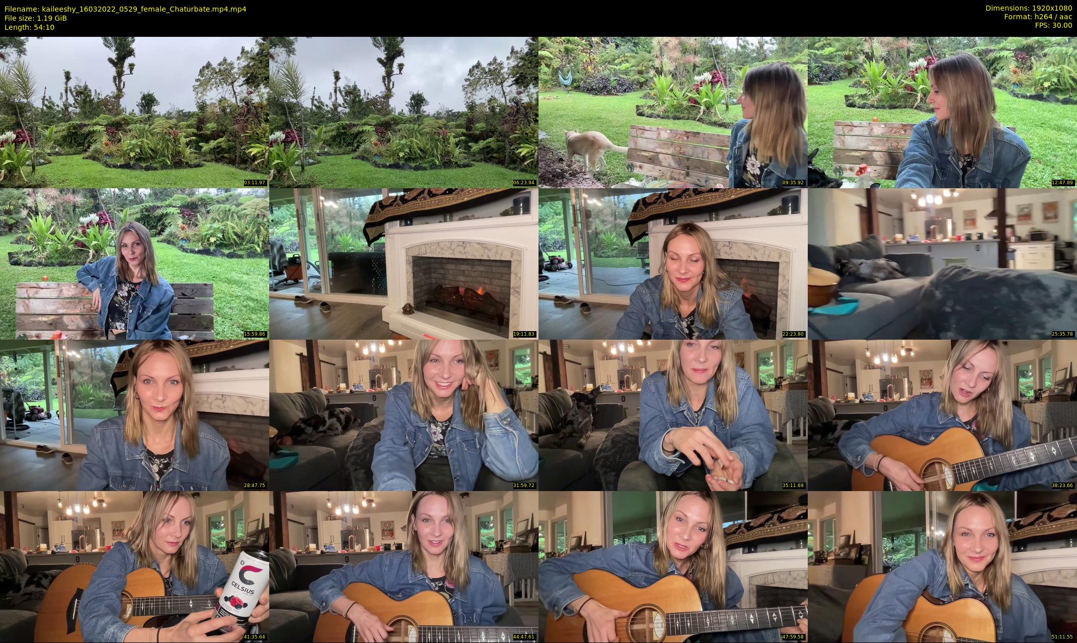 kaileeshy — 55 minute Chaturbate female cam show recording, 1080p, Mar 16, 2022