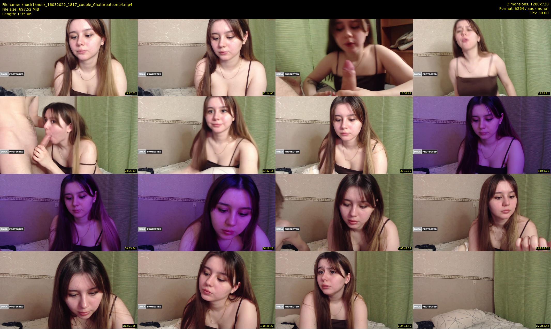 knock1knock — 96 minute Chaturbate couple cam show recording, 720p, Mar 16, 2022