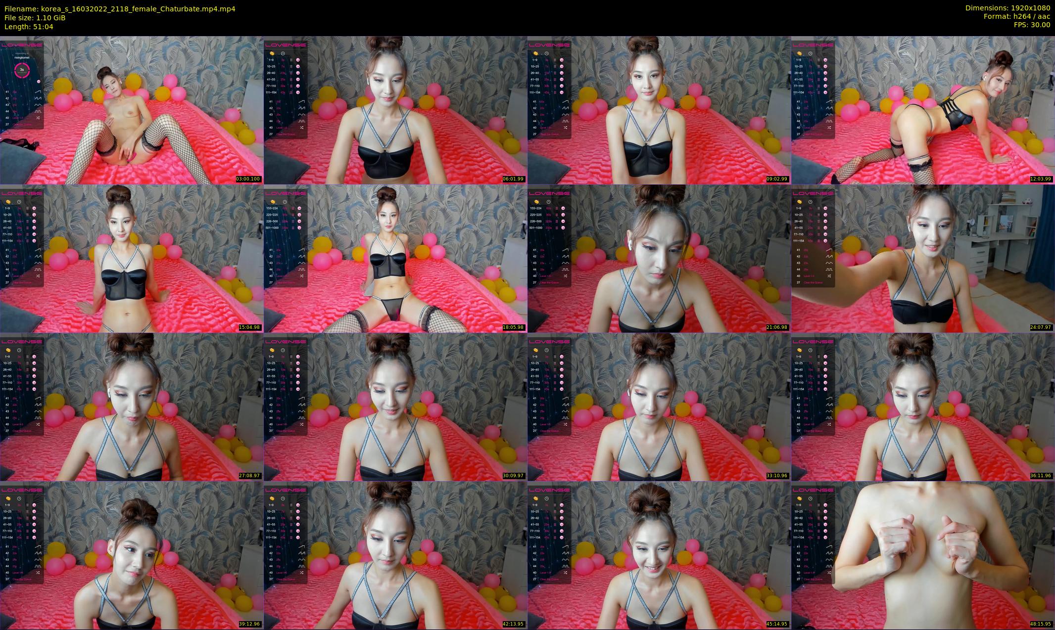 korea_s — 52 minute Chaturbate female cam show recording, 1080p, Mar 16, 2022