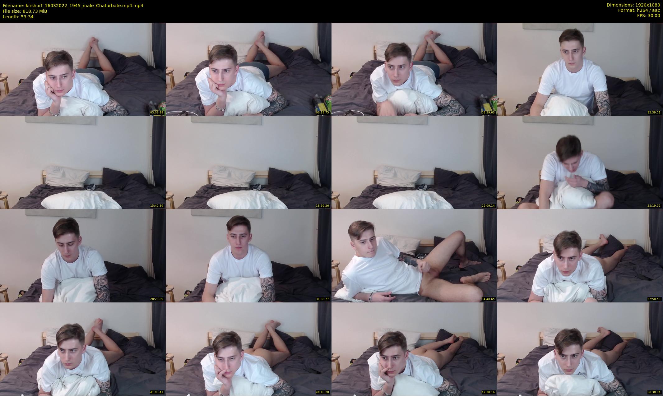 krishort — 54 minute Chaturbate male cam show recording, 1080p, Mar 16, 2022