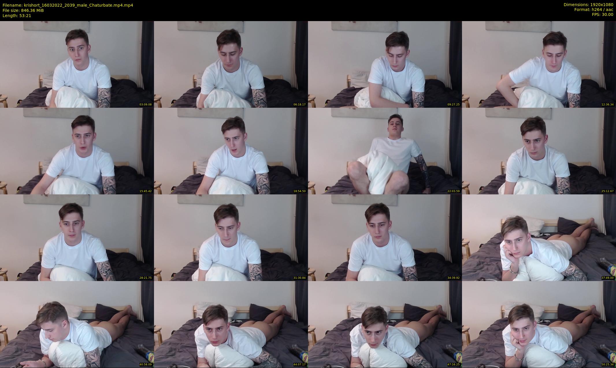 krishort — 54 minute Chaturbate male cam show recording, 1080p, Mar 16, 2022