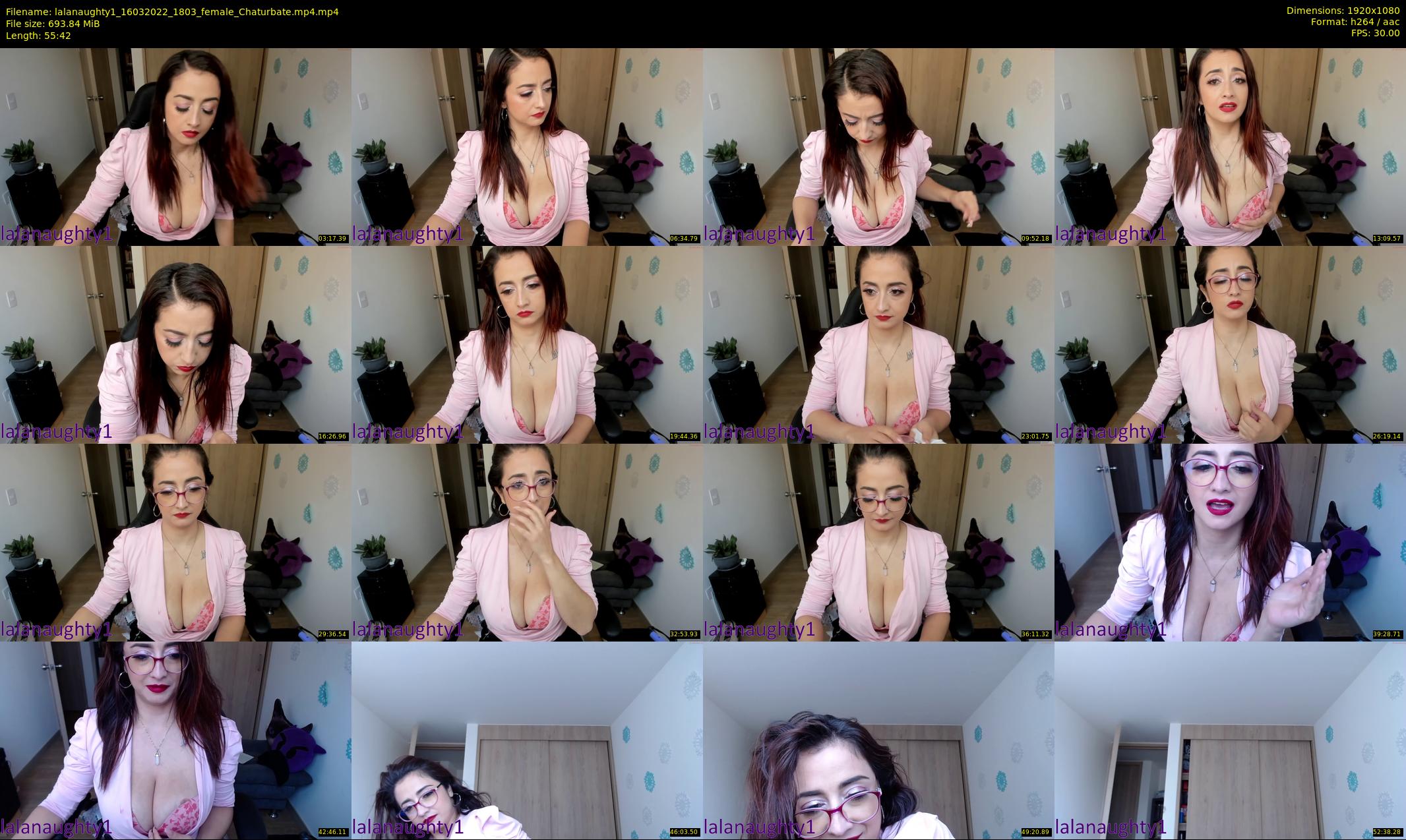 lalanaughty1 — 56 minute Chaturbate female cam show recording, 1080p, Mar 16, 2022