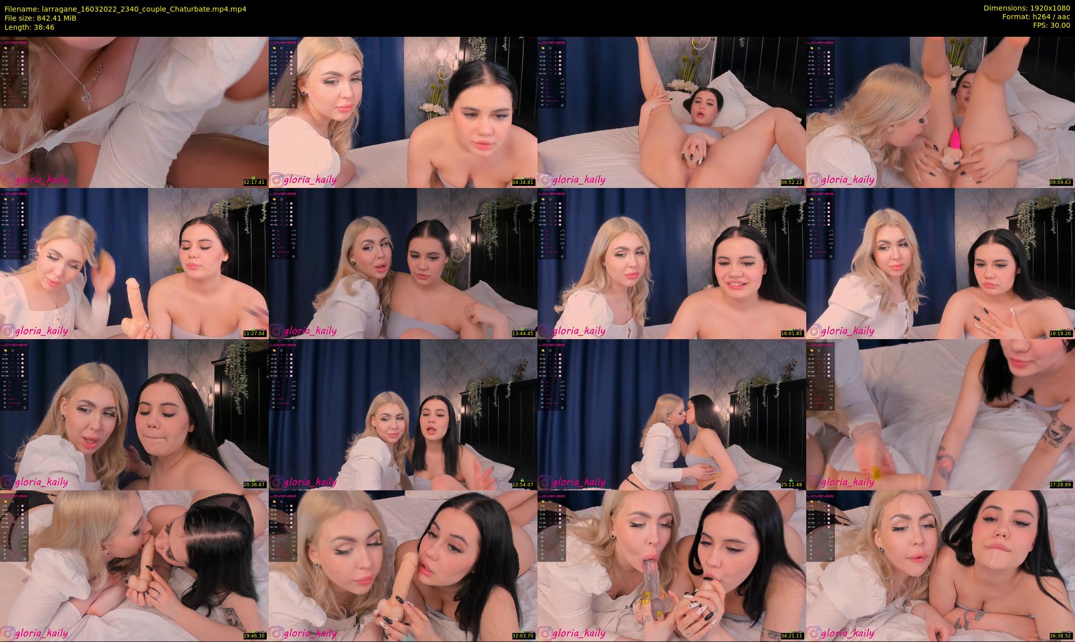 larragane — 39 minute Chaturbate couple cam show recording, 1080p, Mar 16, 2022
