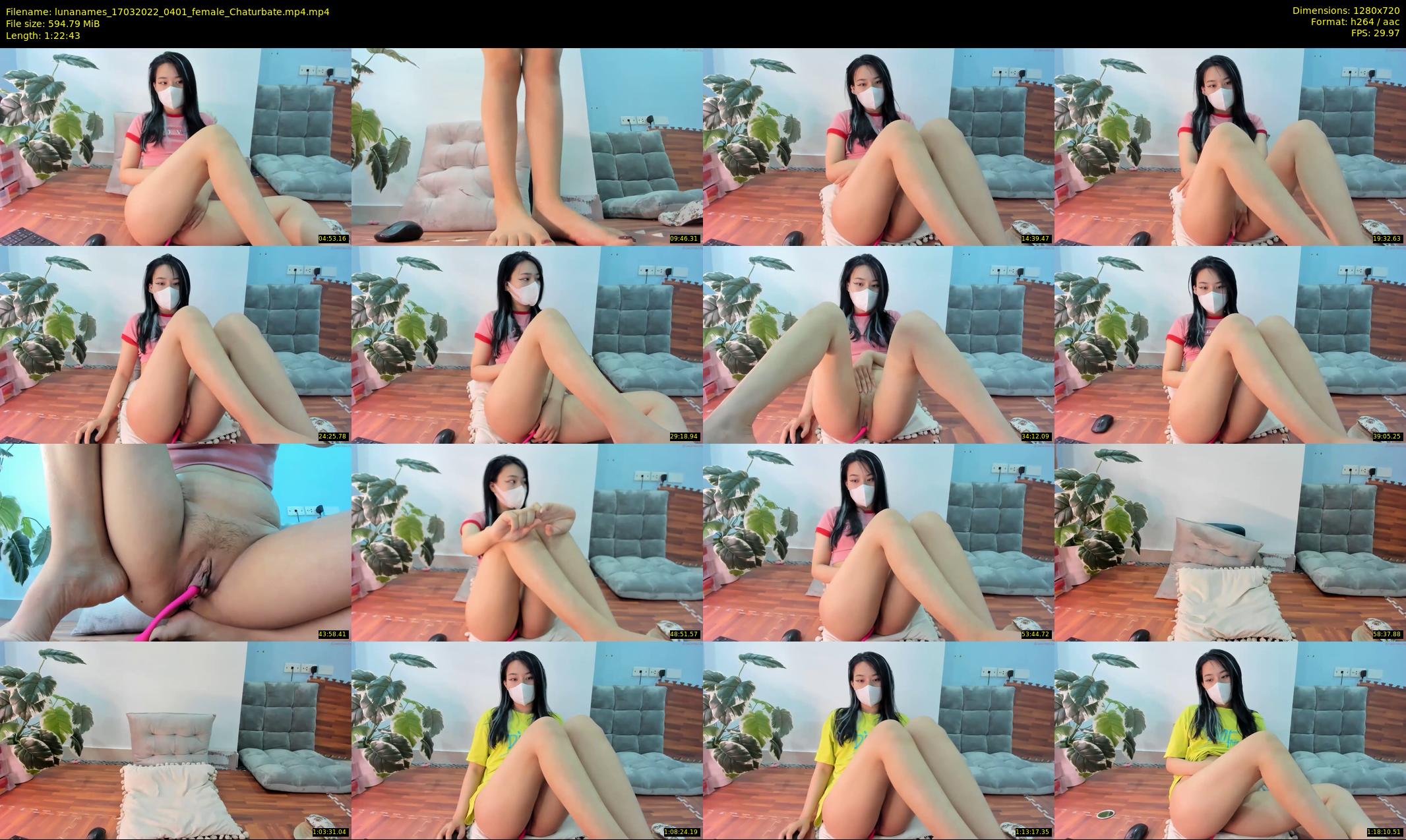 lunanames — 83 minute Chaturbate female cam show recording, 720p, Mar 17, 2022