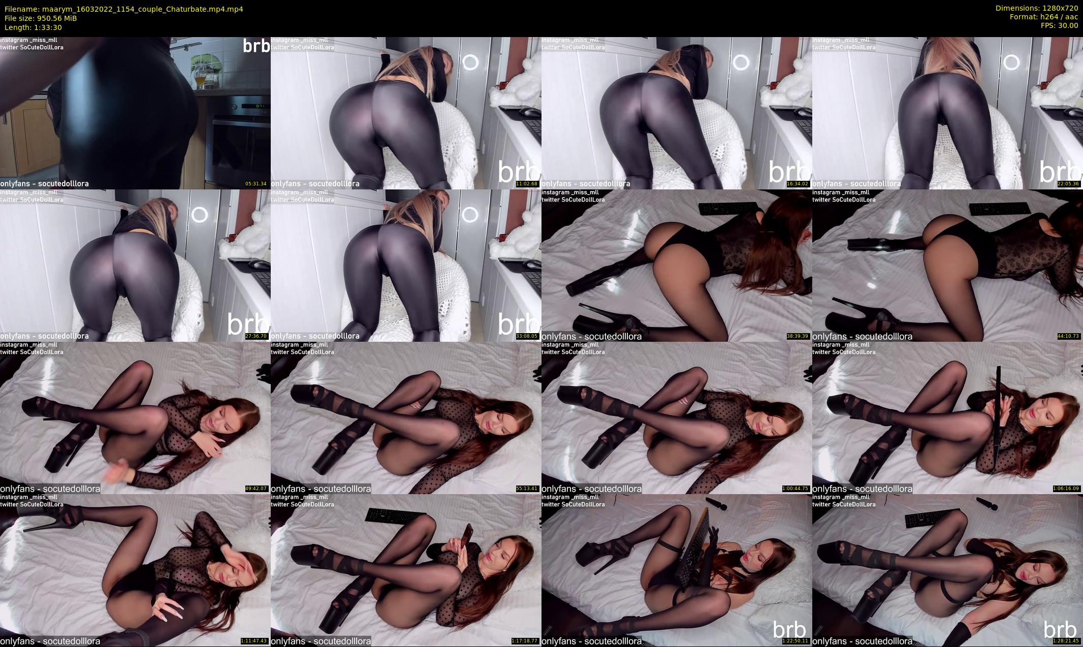 maarym — 94 minute Chaturbate couple cam show recording, 720p, Mar 16, 2022