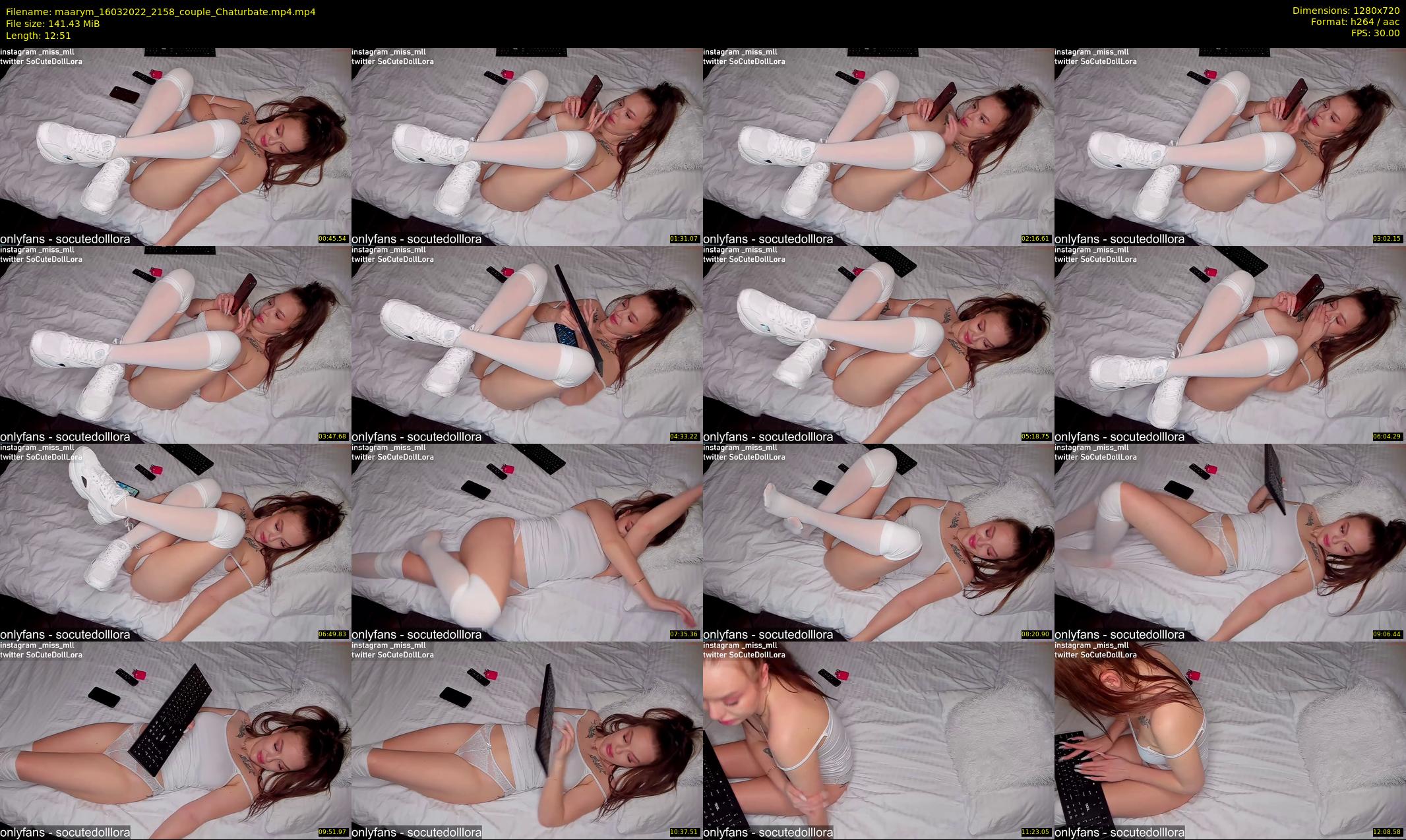 maarym — 13 minute Chaturbate couple cam show recording, 720p, Mar 16, 2022