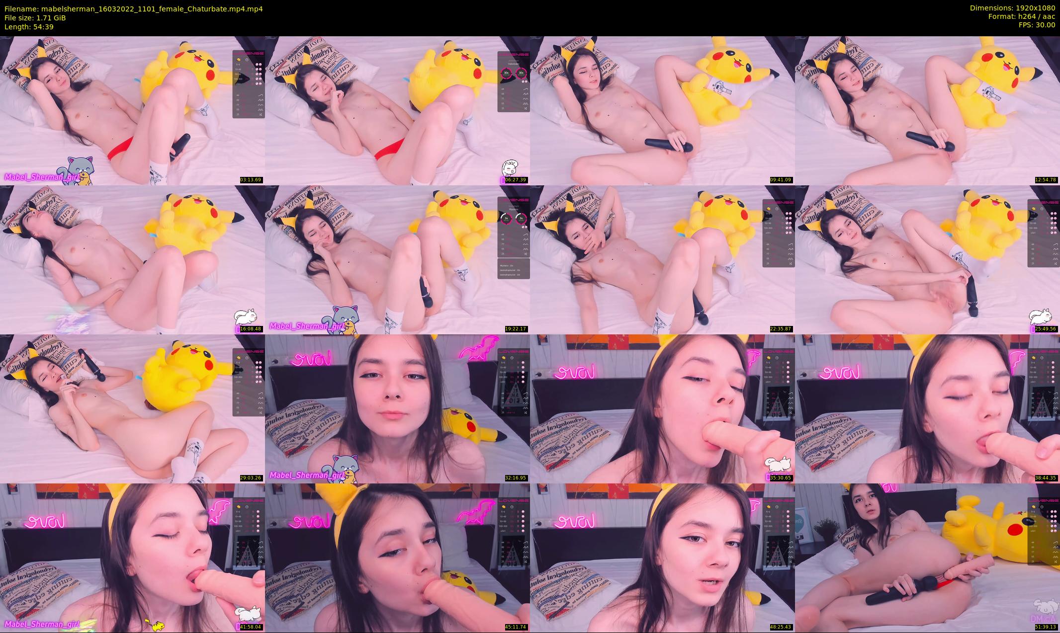 mabelsherman — 55 minute Chaturbate couple cam show recording, 1080p, Mar 16, 2022