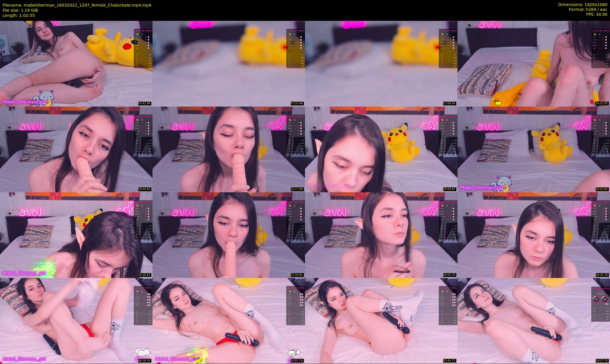 mabelsherman — 63 minute Chaturbate couple cam show recording, 1080p, Mar 16, 2022
