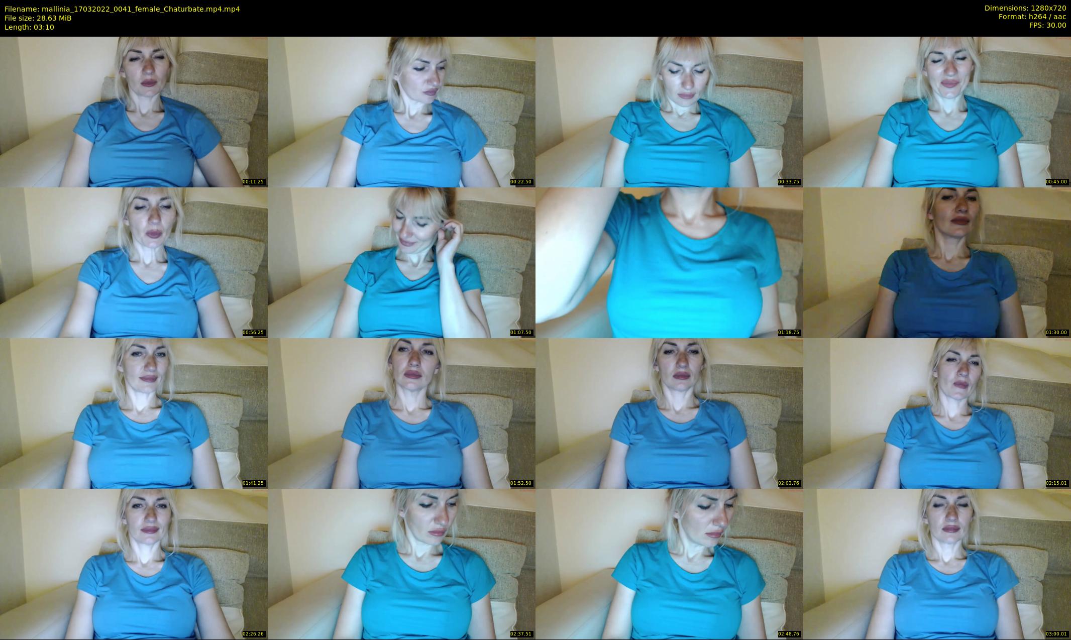 mallinia — 4 minute Chaturbate female cam show recording, 720p, Mar 17, 2022