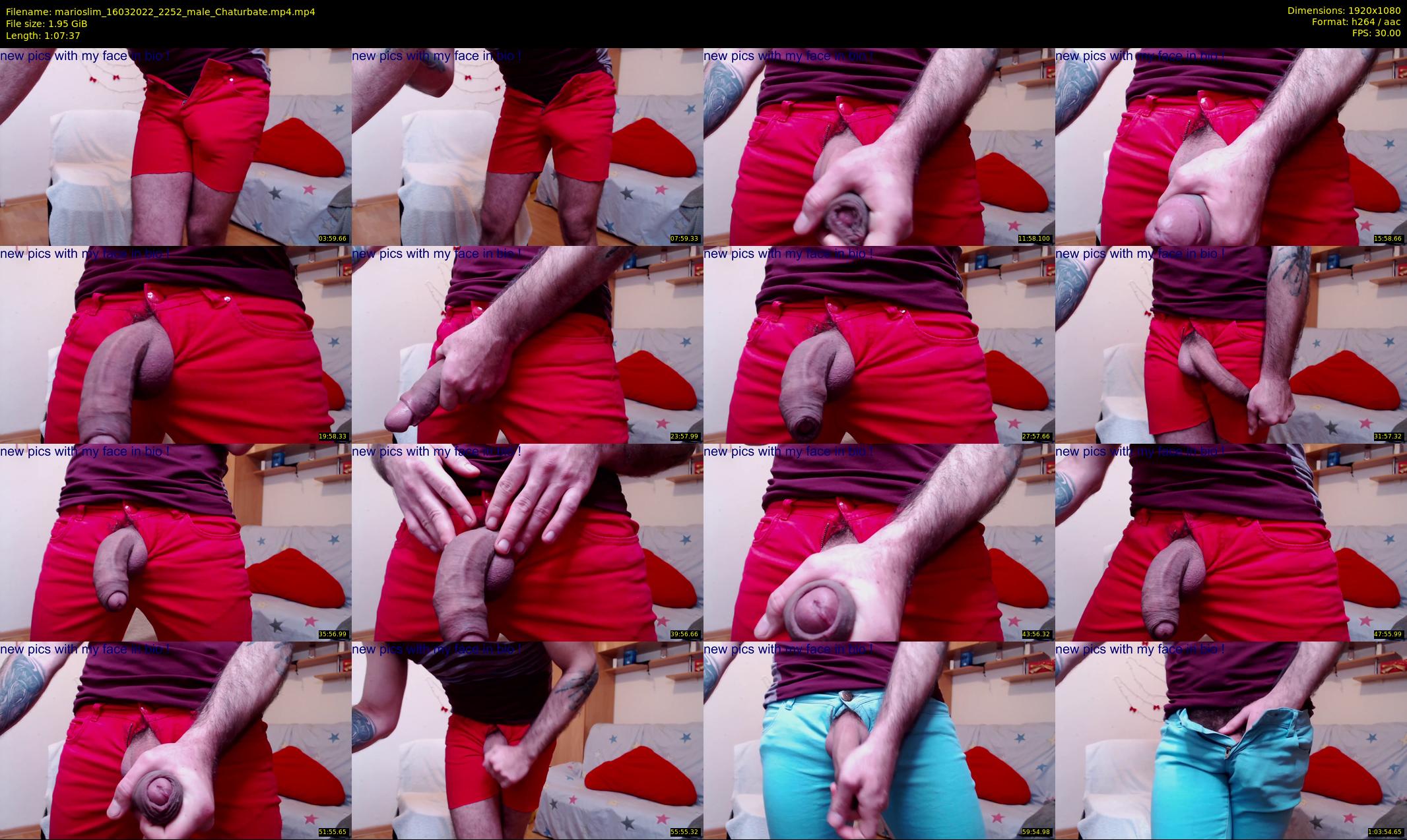 marioslim — 68 minute Chaturbate male cam show recording, 1080p, Mar 16, 2022
