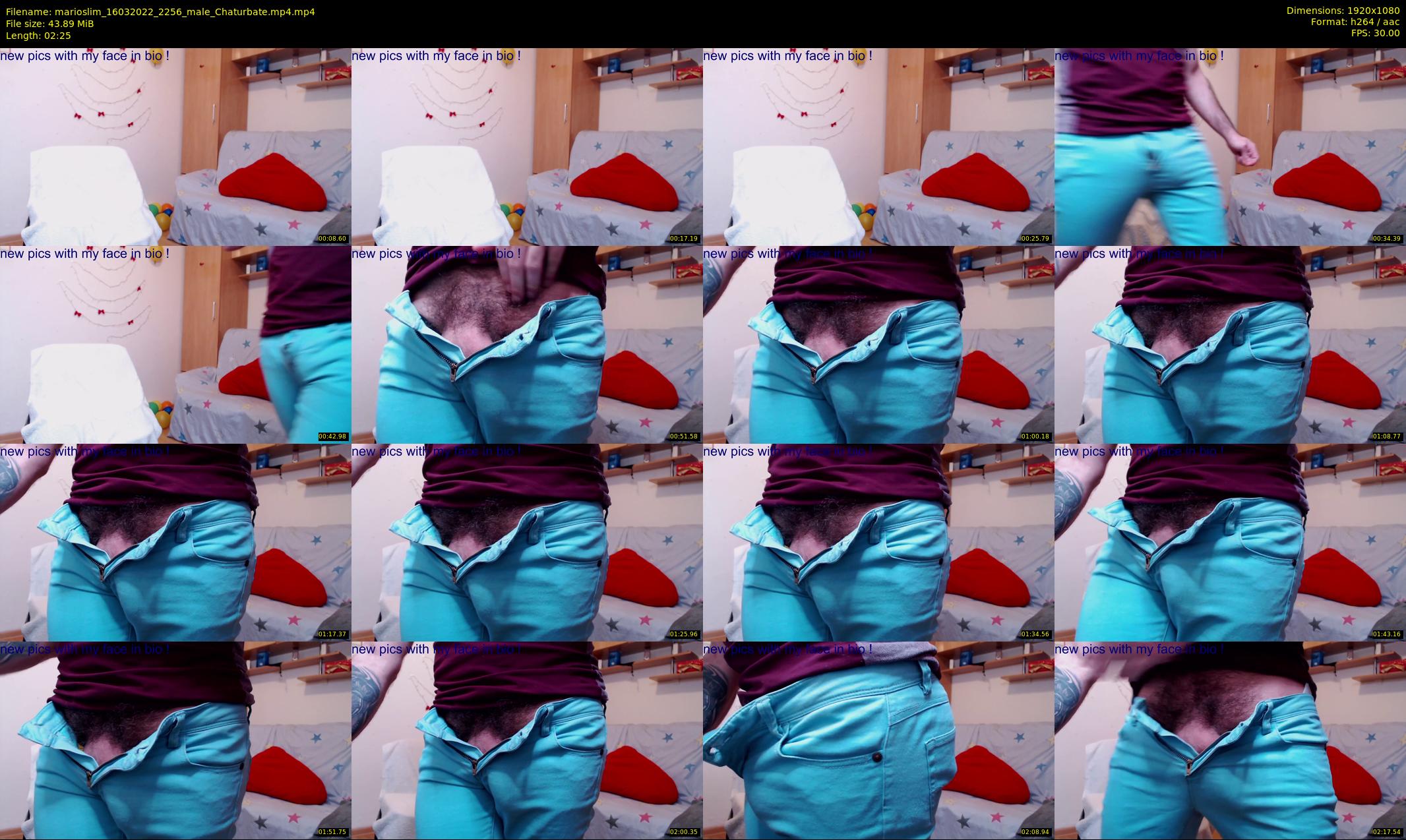 marioslim — 3 minute Chaturbate male cam show recording, 1080p, Mar 16, 2022
