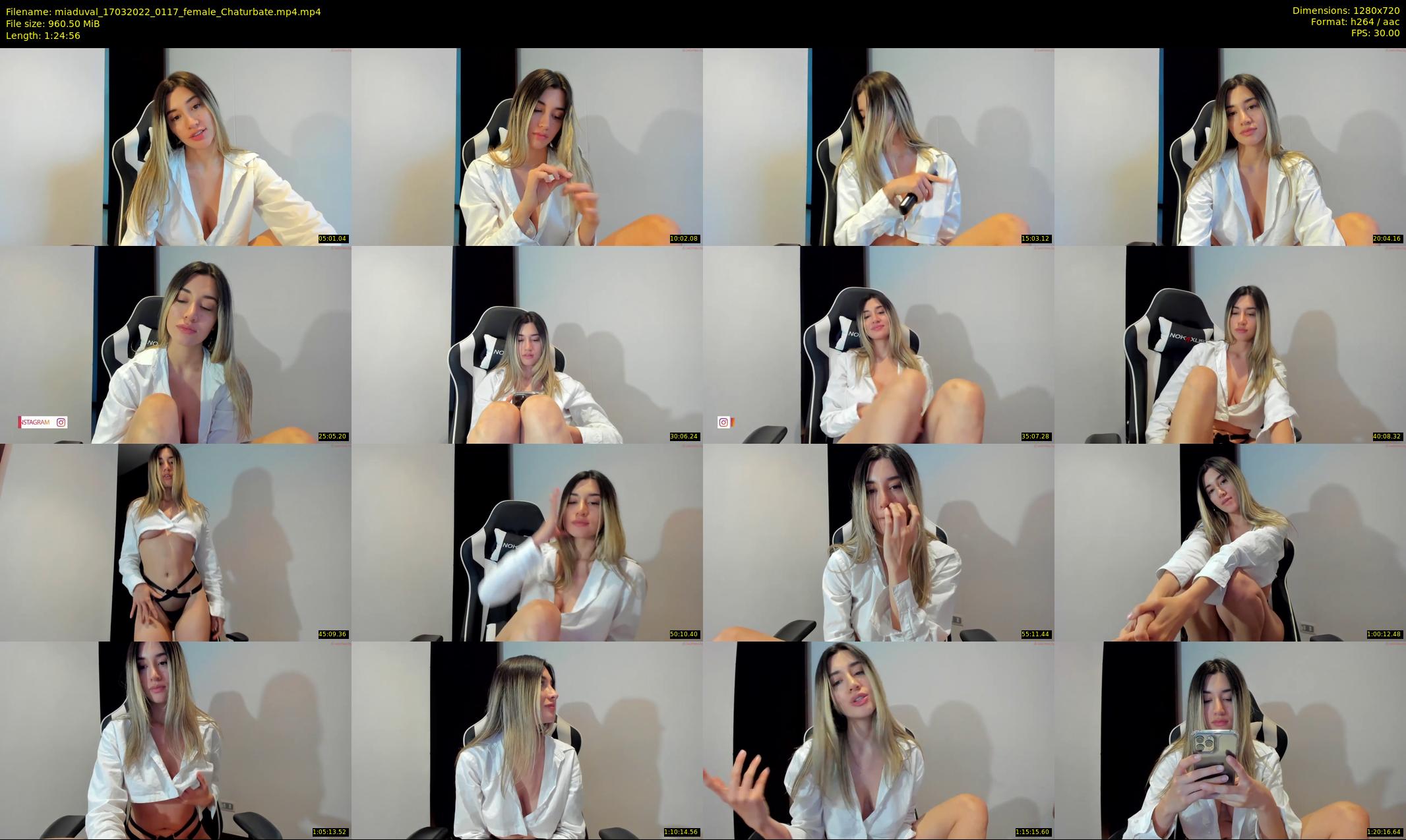 miaduval — 85 minute Chaturbate female cam show recording, 720p, Mar 17, 2022