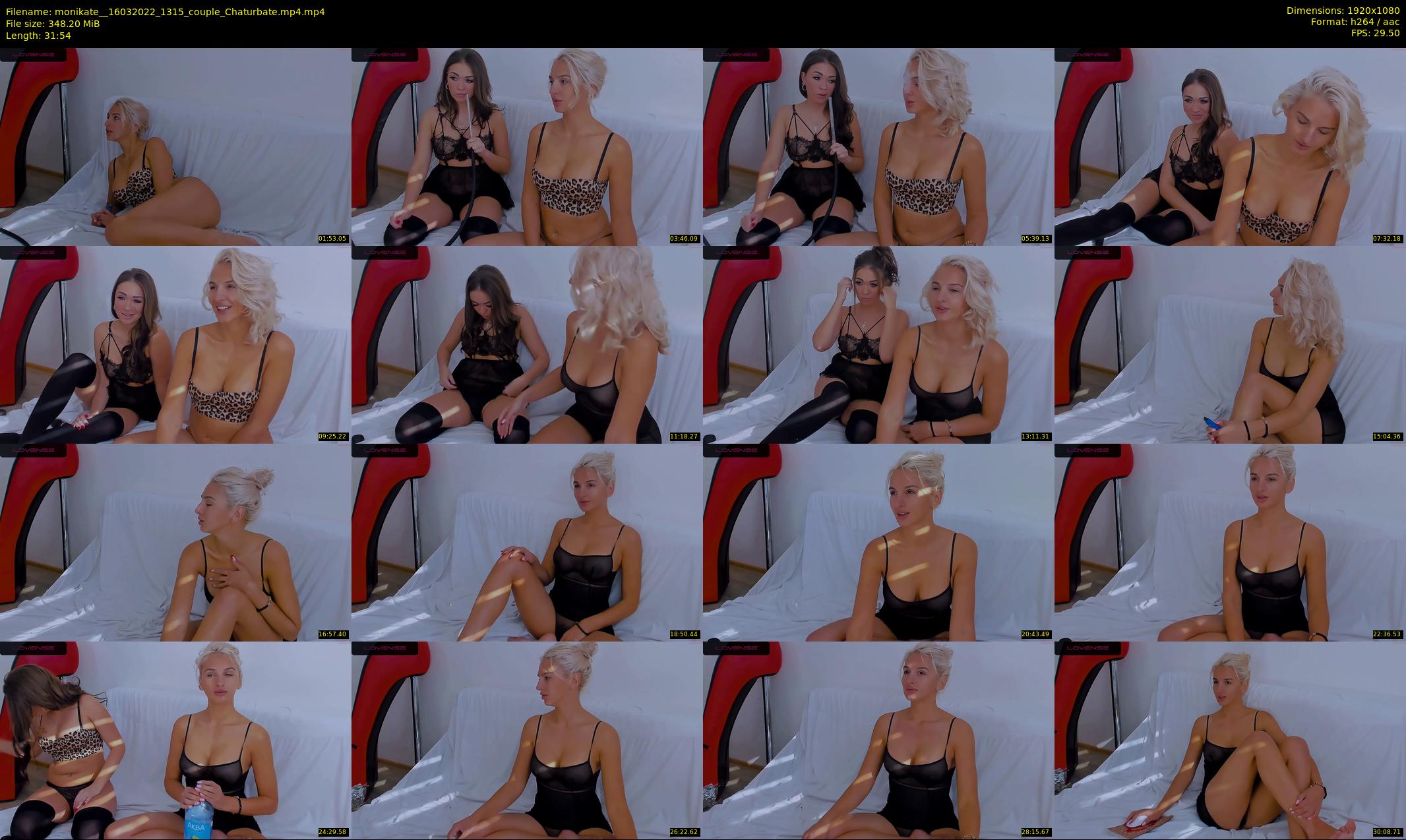 monikate_ — 32 minute Chaturbate couple cam show recording, 1080p, Mar 16, 2022