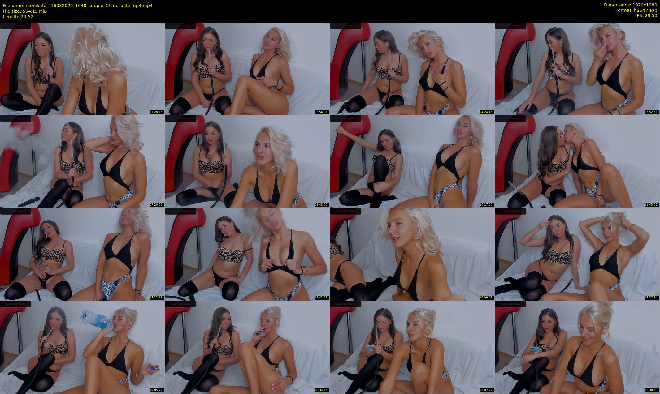 monikate_ — 25 minute Chaturbate couple cam show recording, 1080p, Mar 16, 2022