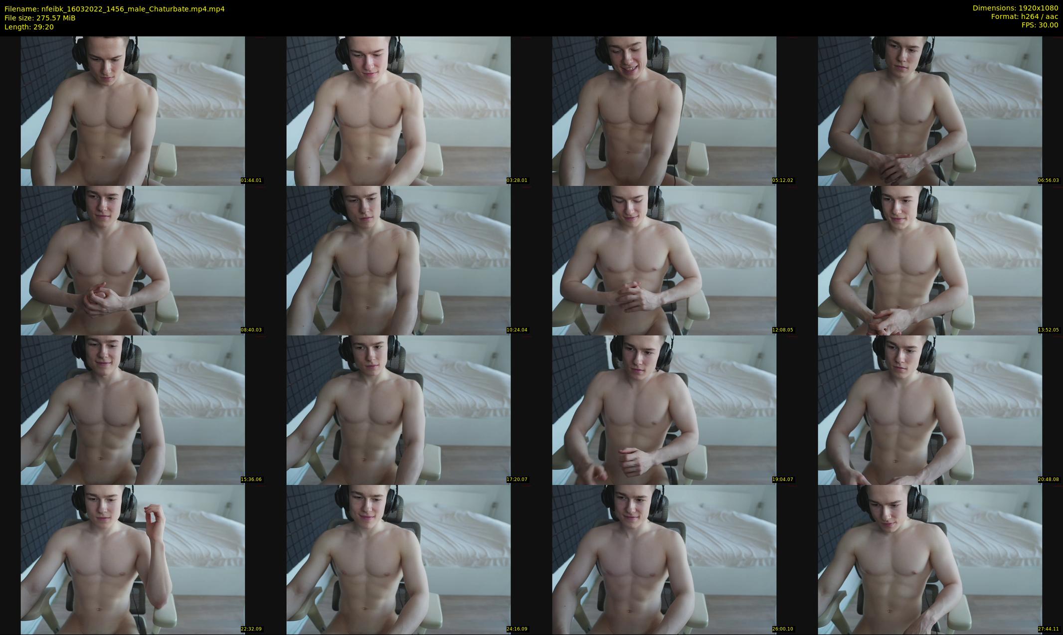 nfeibk — 30 minute Chaturbate male cam show recording, 1080p, Mar 16, 2022