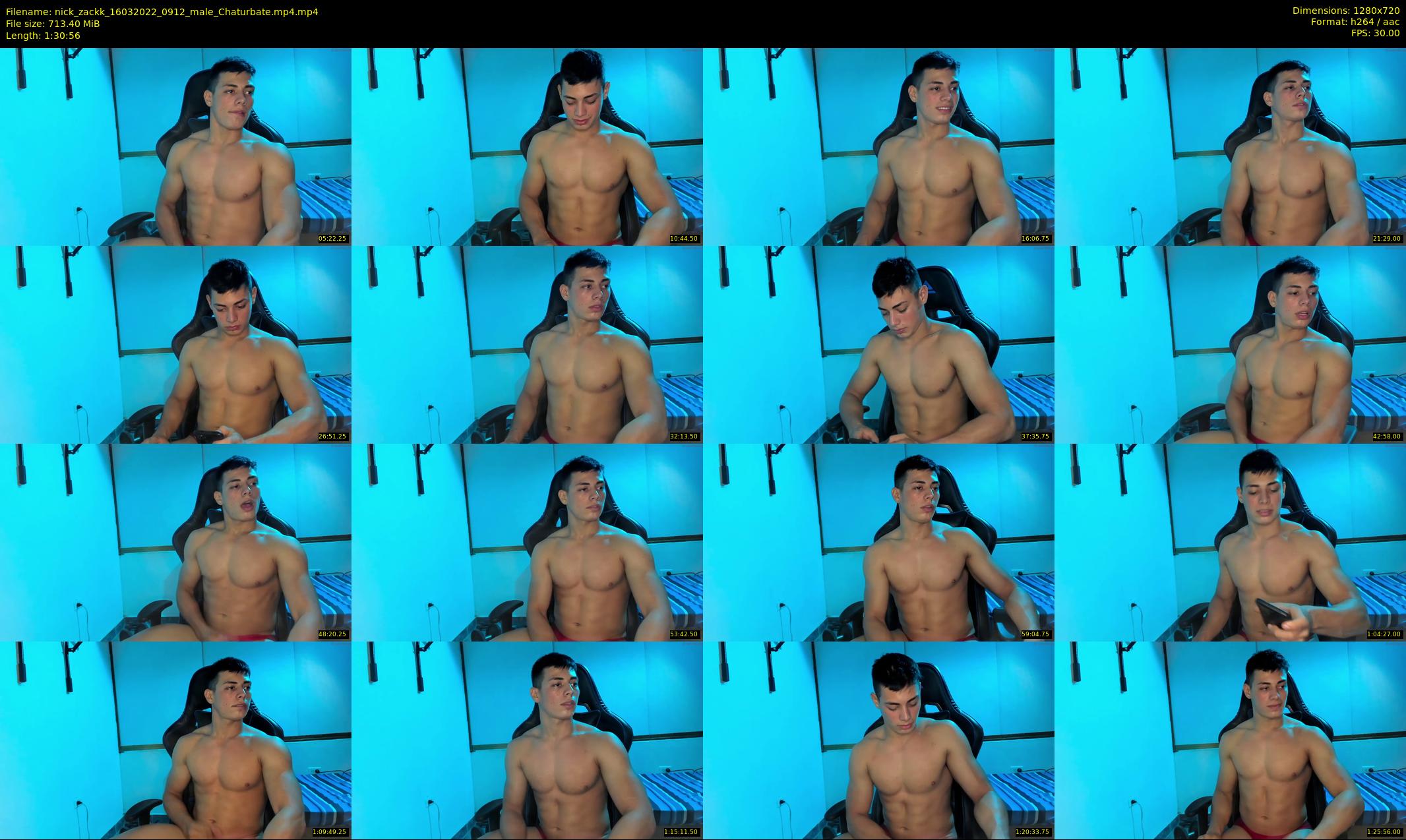 nick_zackk — 91 minute Chaturbate male cam show recording, 720p, Mar 16, 2022