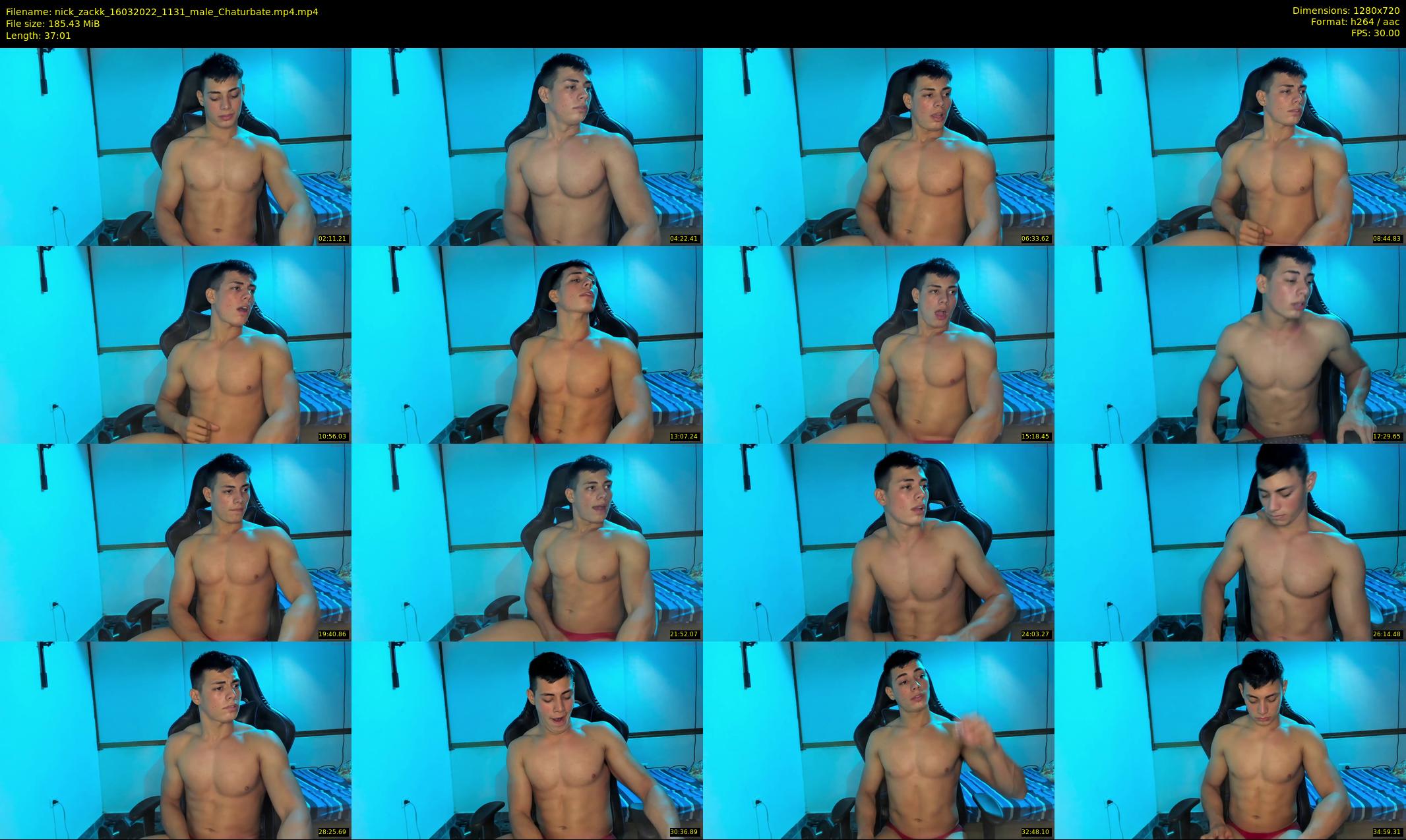 nick_zackk — 38 minute Chaturbate male cam show recording, 720p, Mar 16, 2022