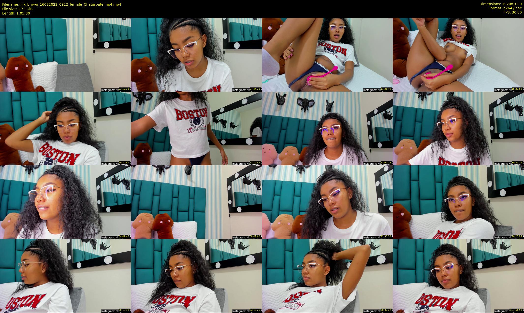 nix_brown — 66 minute Chaturbate female cam show recording, 1080p, Mar 16, 2022