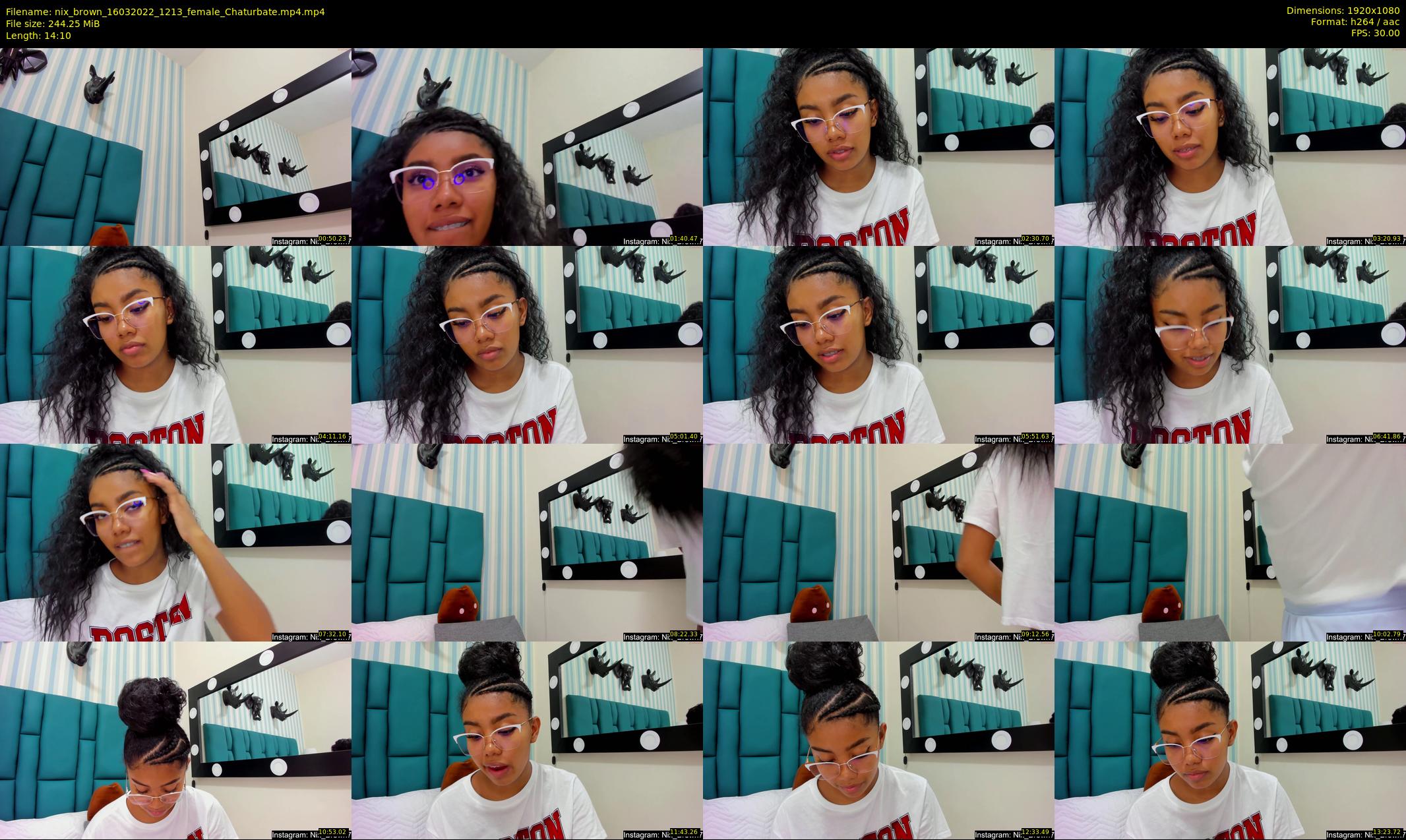 nix_brown — 15 minute Chaturbate female cam show recording, 1080p, Mar 16, 2022