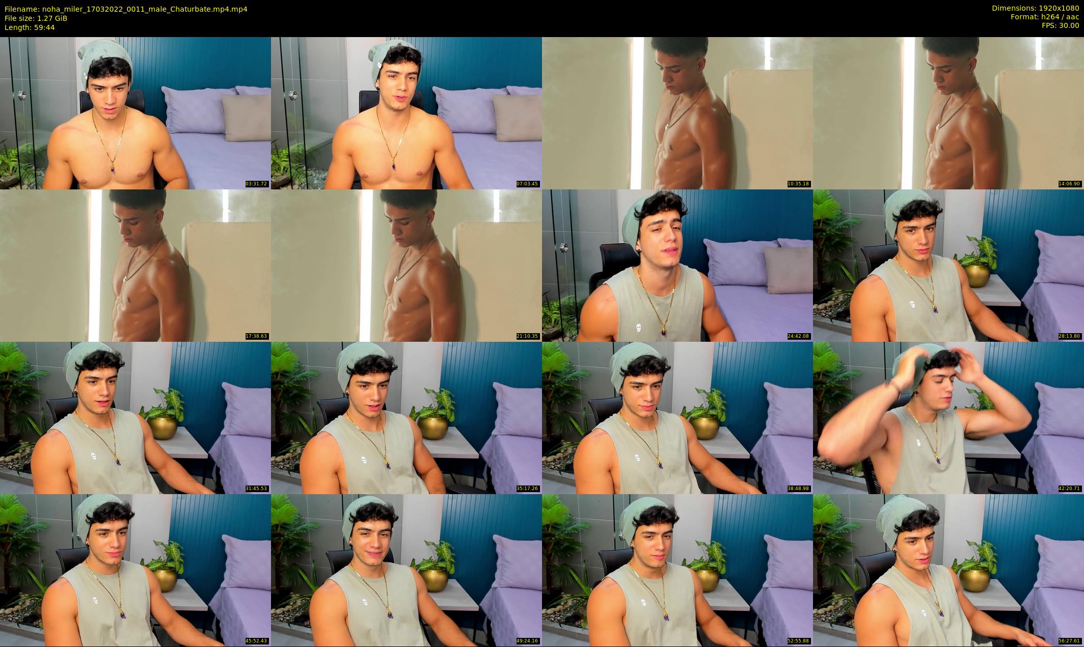 noha_miler — 60 minute Chaturbate male cam show recording, 1080p, Mar 17, 2022