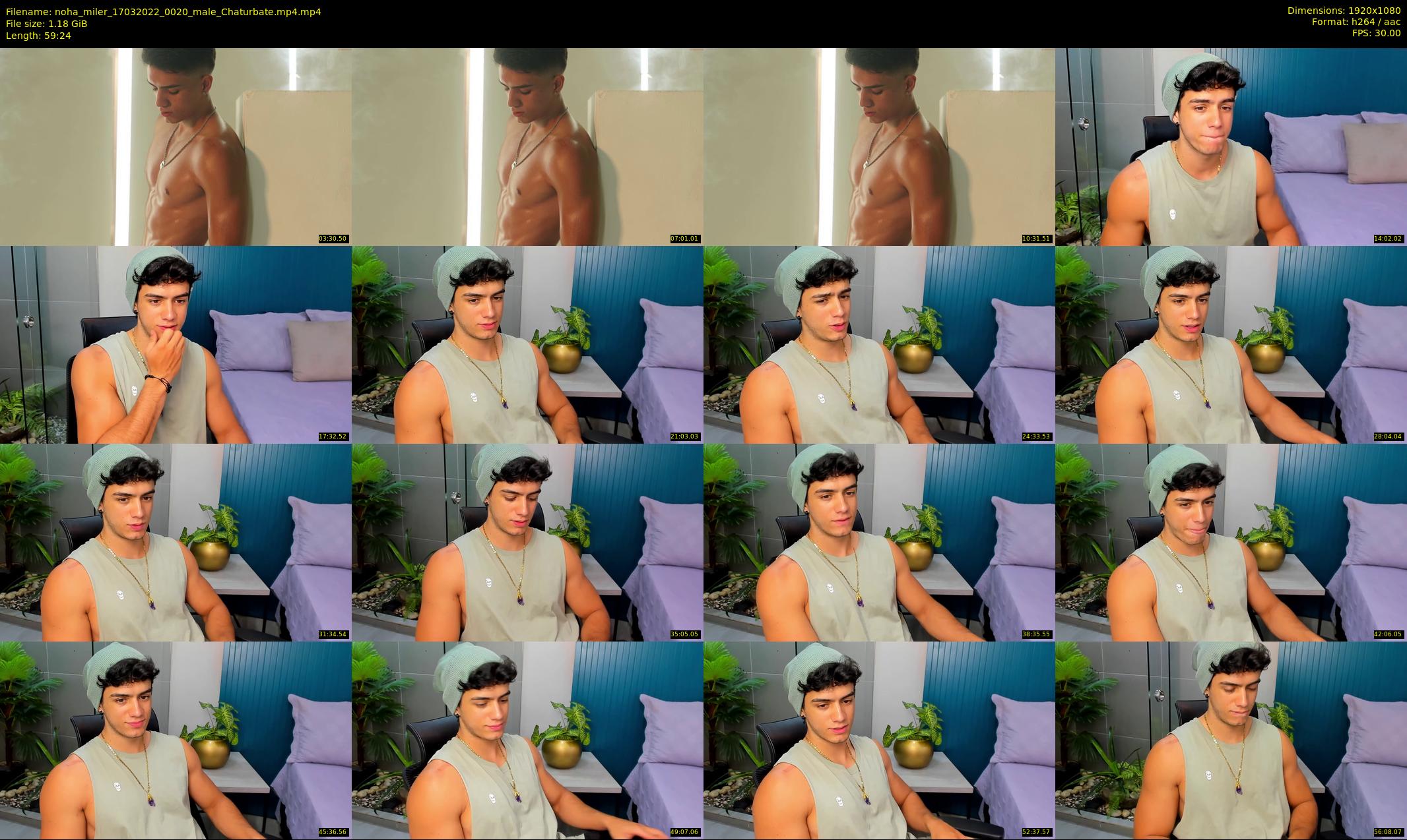 noha_miler — 60 minute Chaturbate male cam show recording, 1080p, Mar 17, 2022