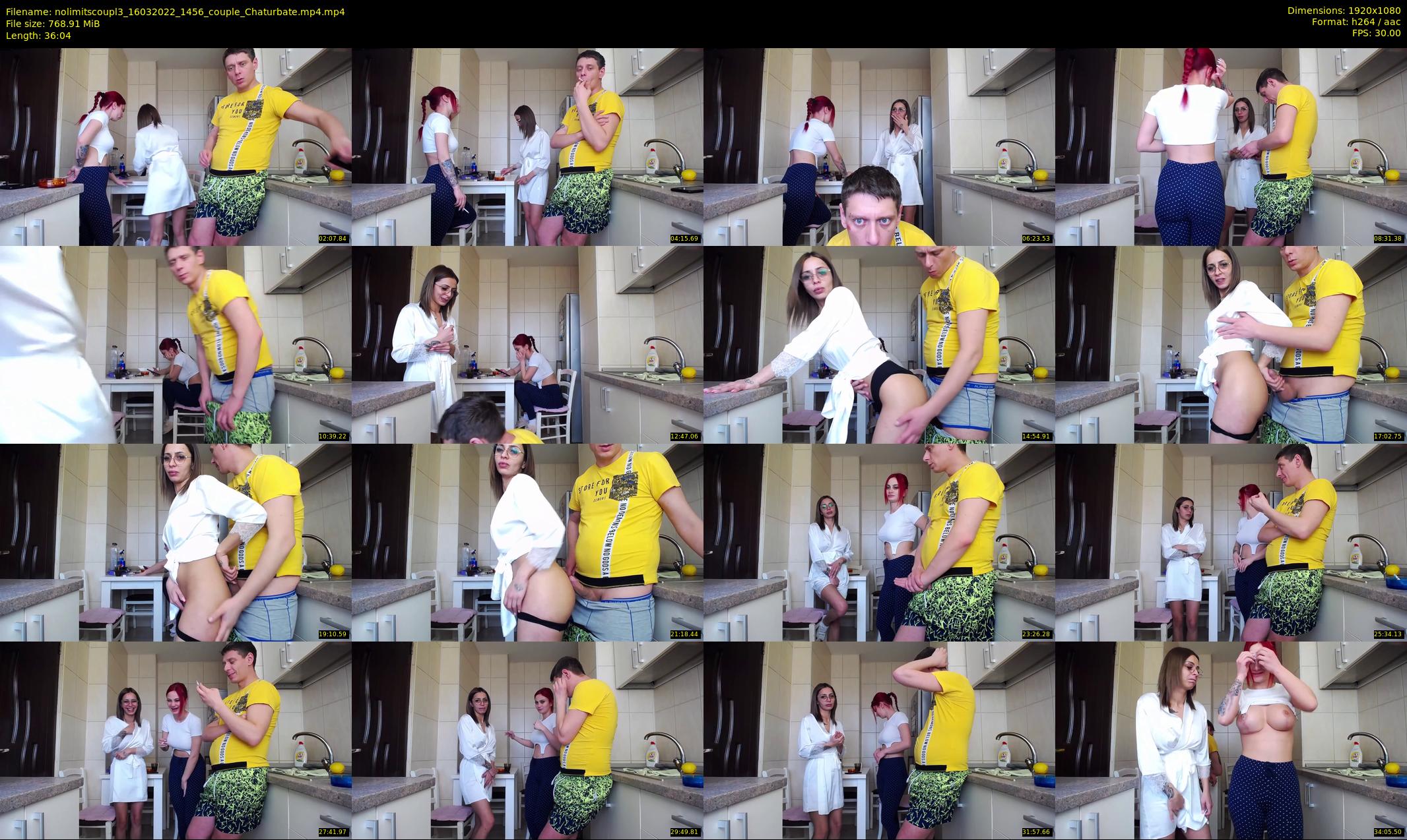 nolimitscoupl3 — 37 minute Chaturbate couple cam show recording, 1080p, Mar 16, 2022