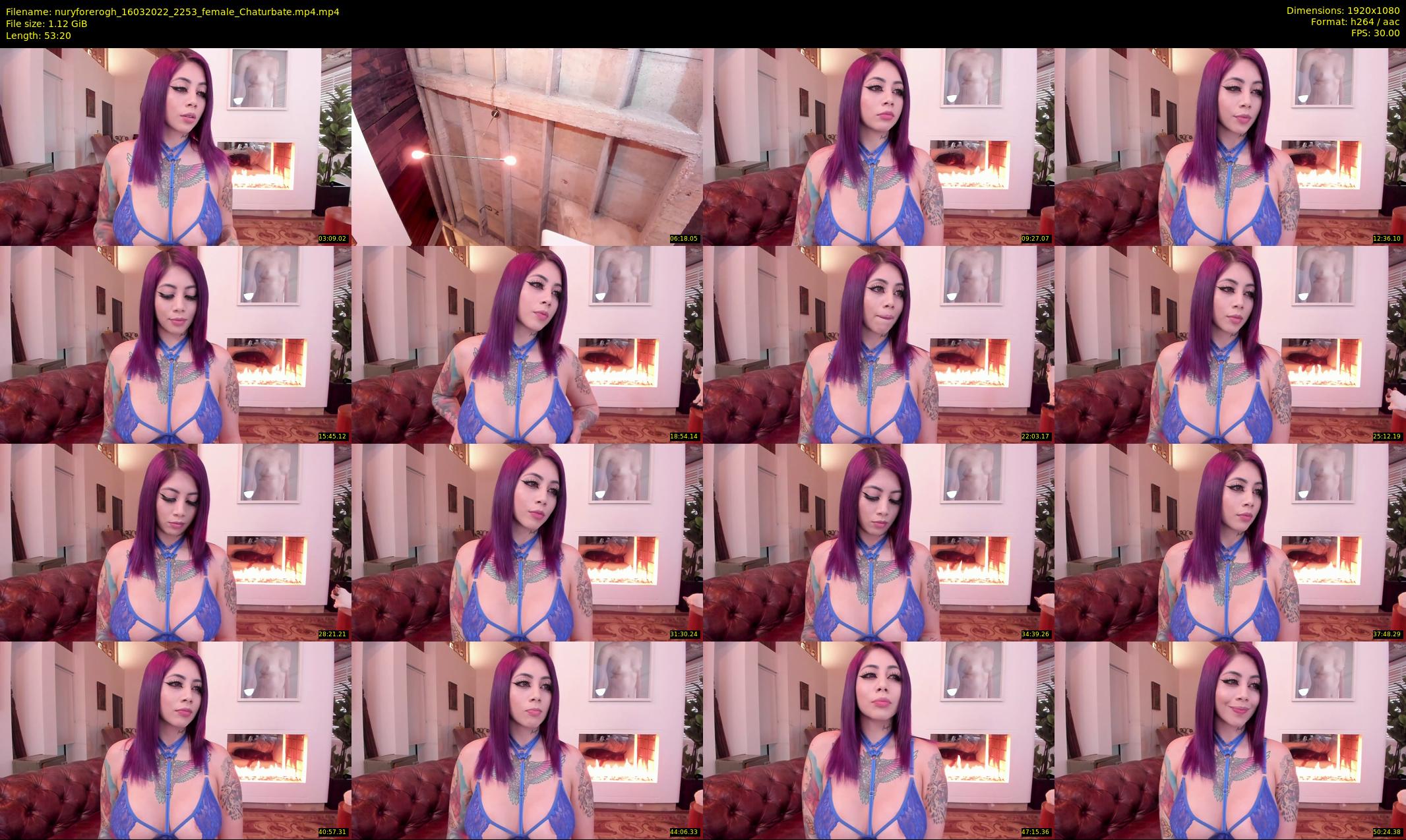 nuryforerogh — 54 minute Chaturbate female cam show recording, 1080p, Mar 16, 2022