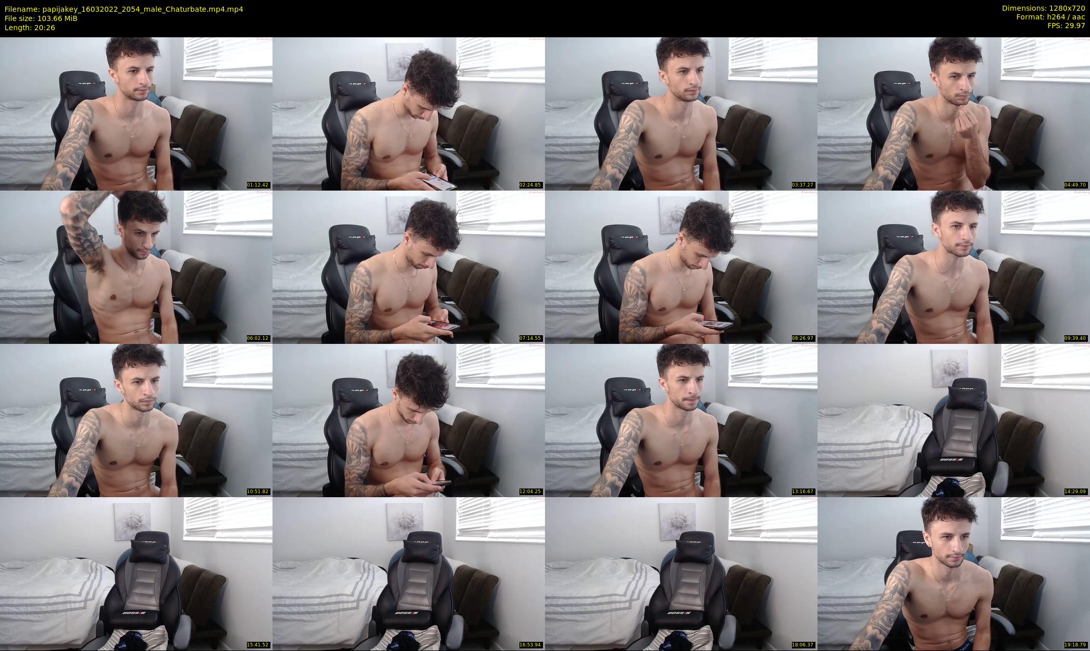 papijakey — 21 minute Chaturbate male cam show recording, 720p, Mar 16, 2022