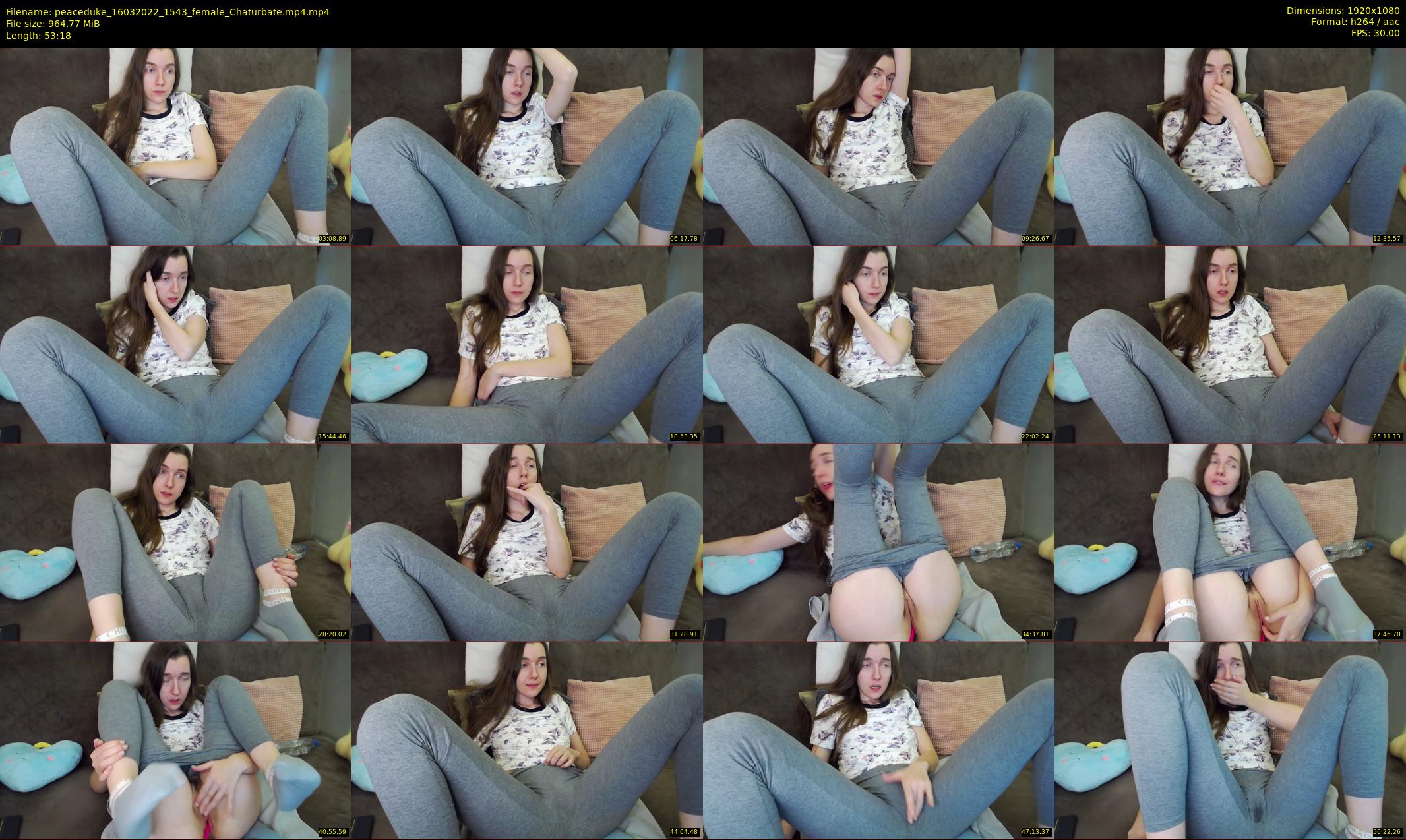 peaceduke — 54 minute Chaturbate female cam show recording, 1080p, Mar 16, 2022