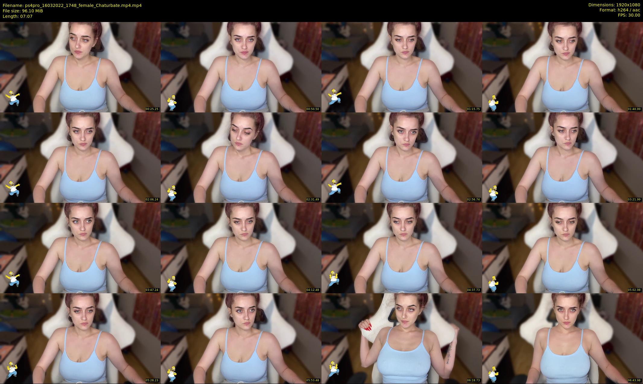 ps4pro — 8 minute Chaturbate female cam show recording, 1080p, Mar 16, 2022