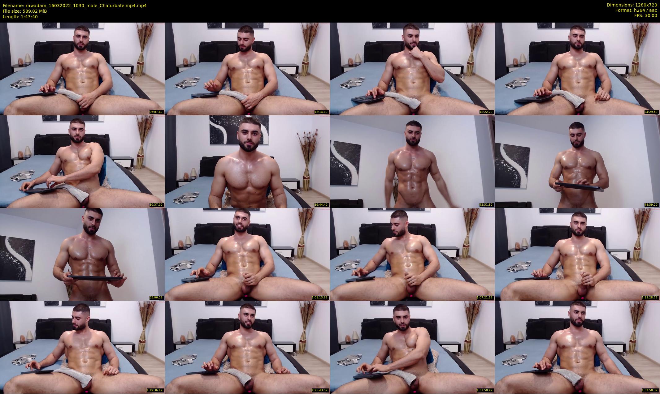 rawadam — 104 minute Chaturbate male cam show recording, 720p, Mar 16, 2022