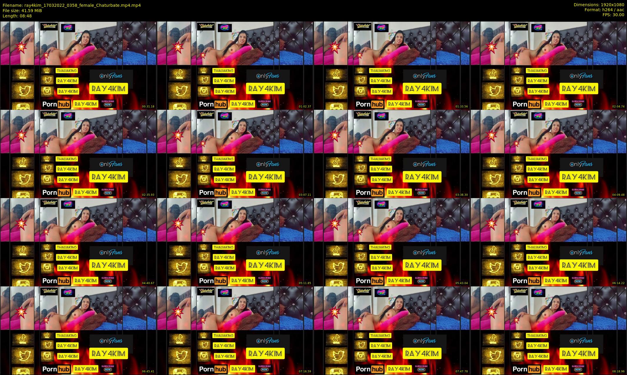 ray4kim — 9 minute Chaturbate couple cam show recording, 1080p, Mar 17, 2022