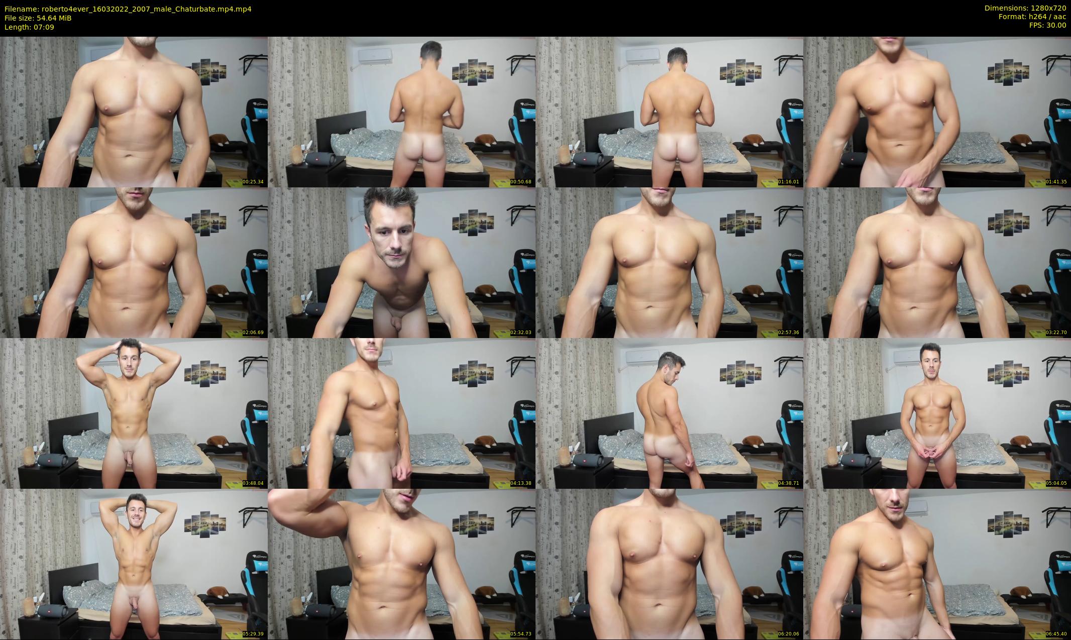 roberto4ever — 8 minute Chaturbate male cam show recording, 720p, Mar 16, 2022