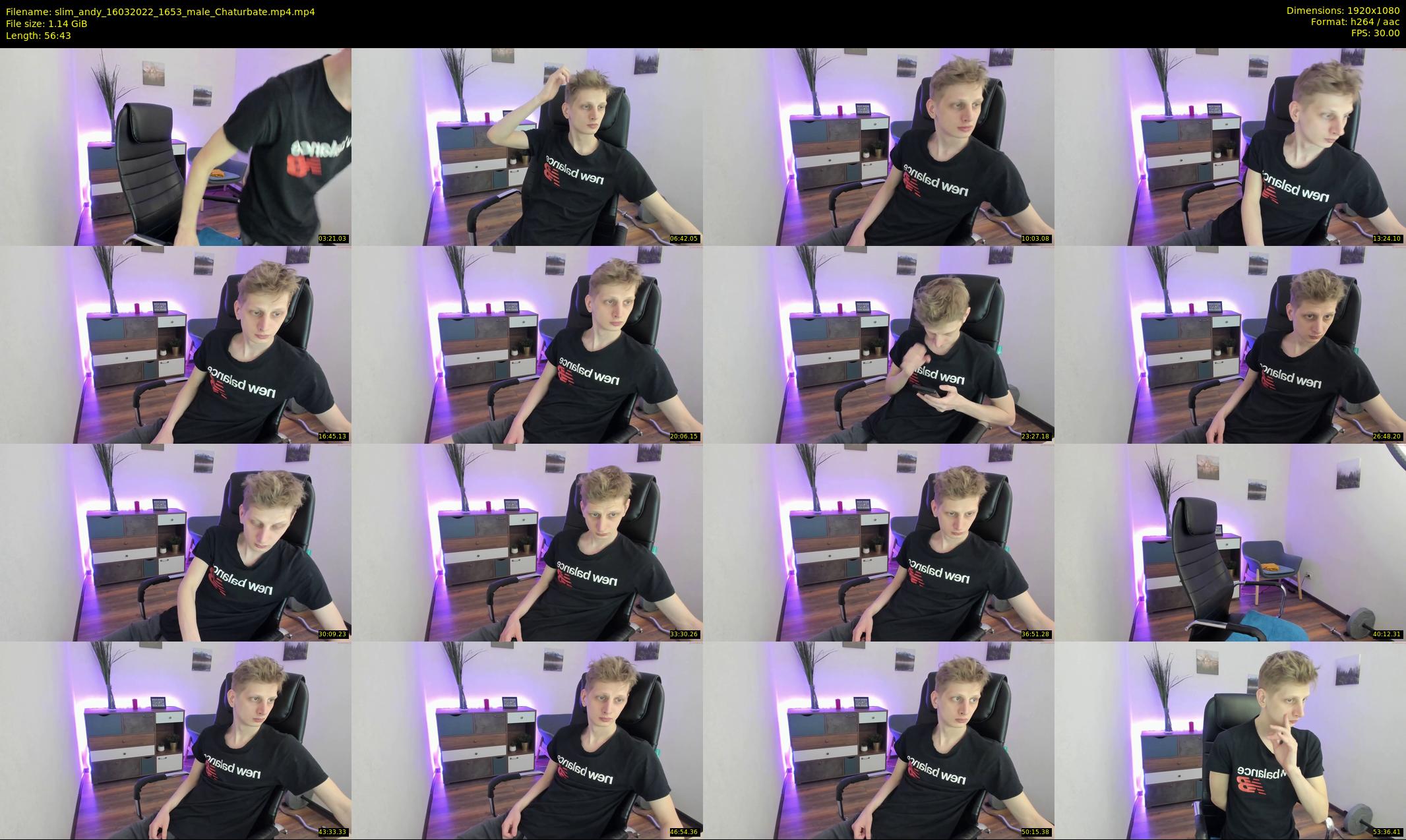 slim_andy — 57 minute Chaturbate male cam show recording, 1080p, Mar 16, 2022