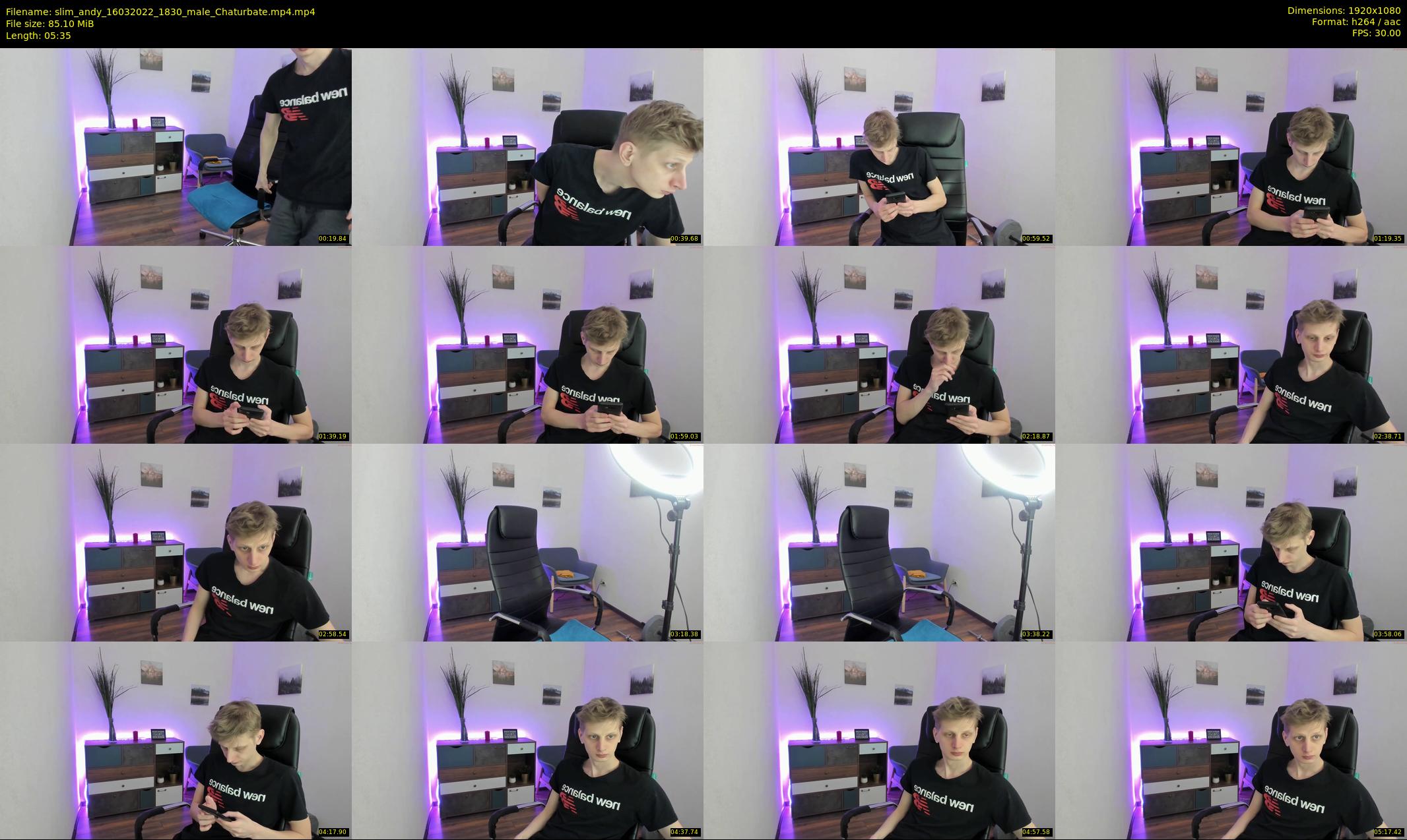 slim_andy — 6 minute Chaturbate male cam show recording, 1080p, Mar 16, 2022