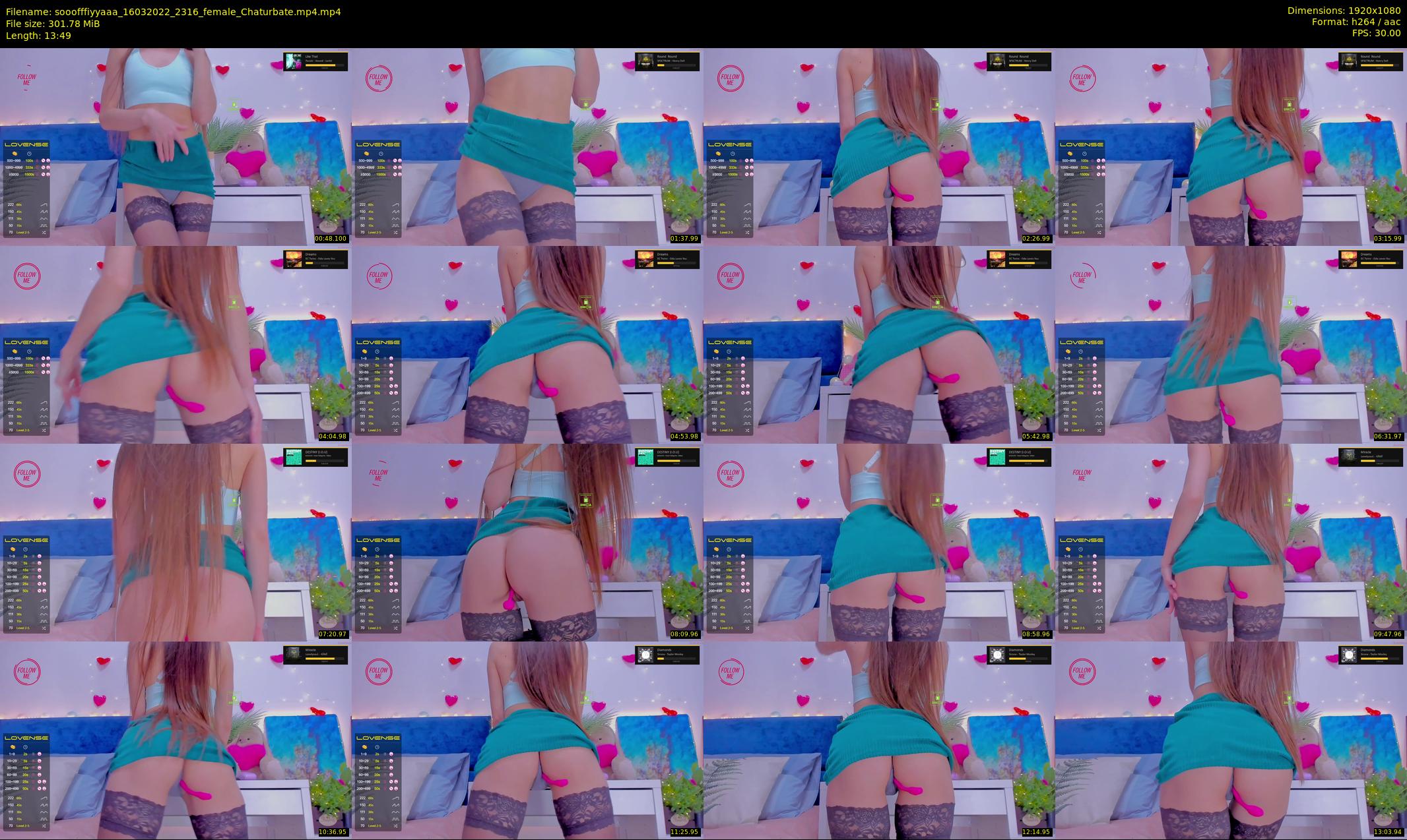 sooofffiyyaaa — 14 minute Chaturbate female cam show recording, 1080p, Mar 16, 2022